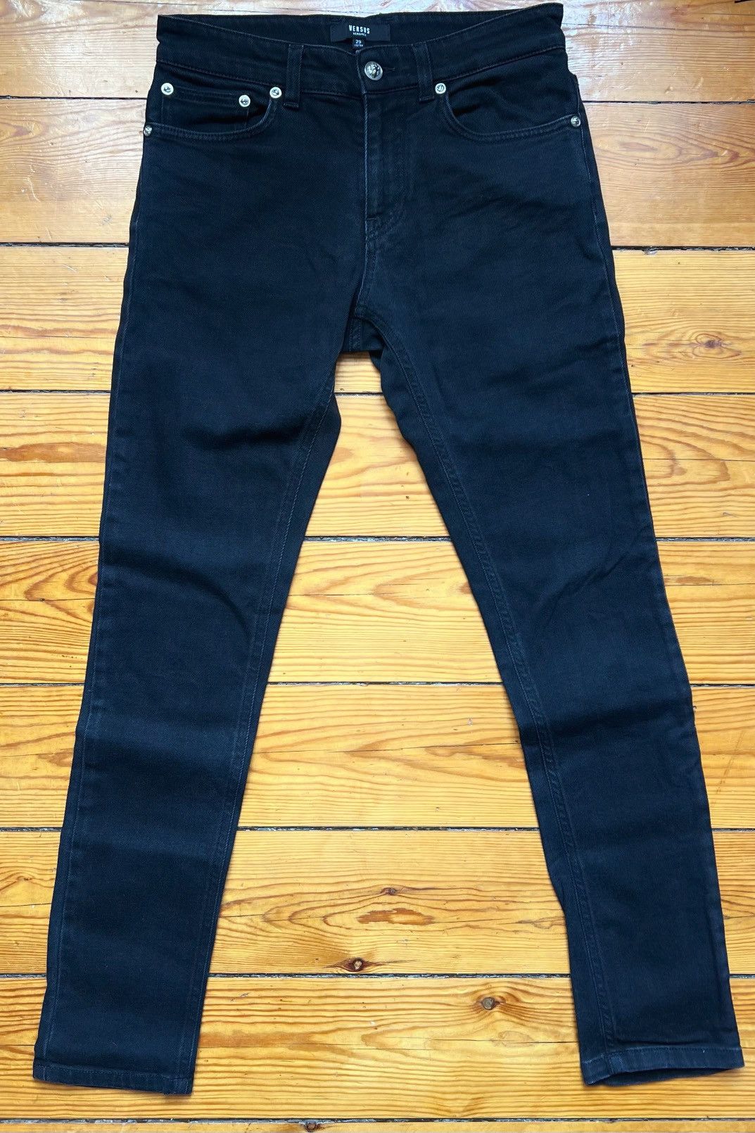 Versus Versace VERSUS VERSACE slim dark gray denim jeans in size 29 Size US 29 - 4 Thumbnail