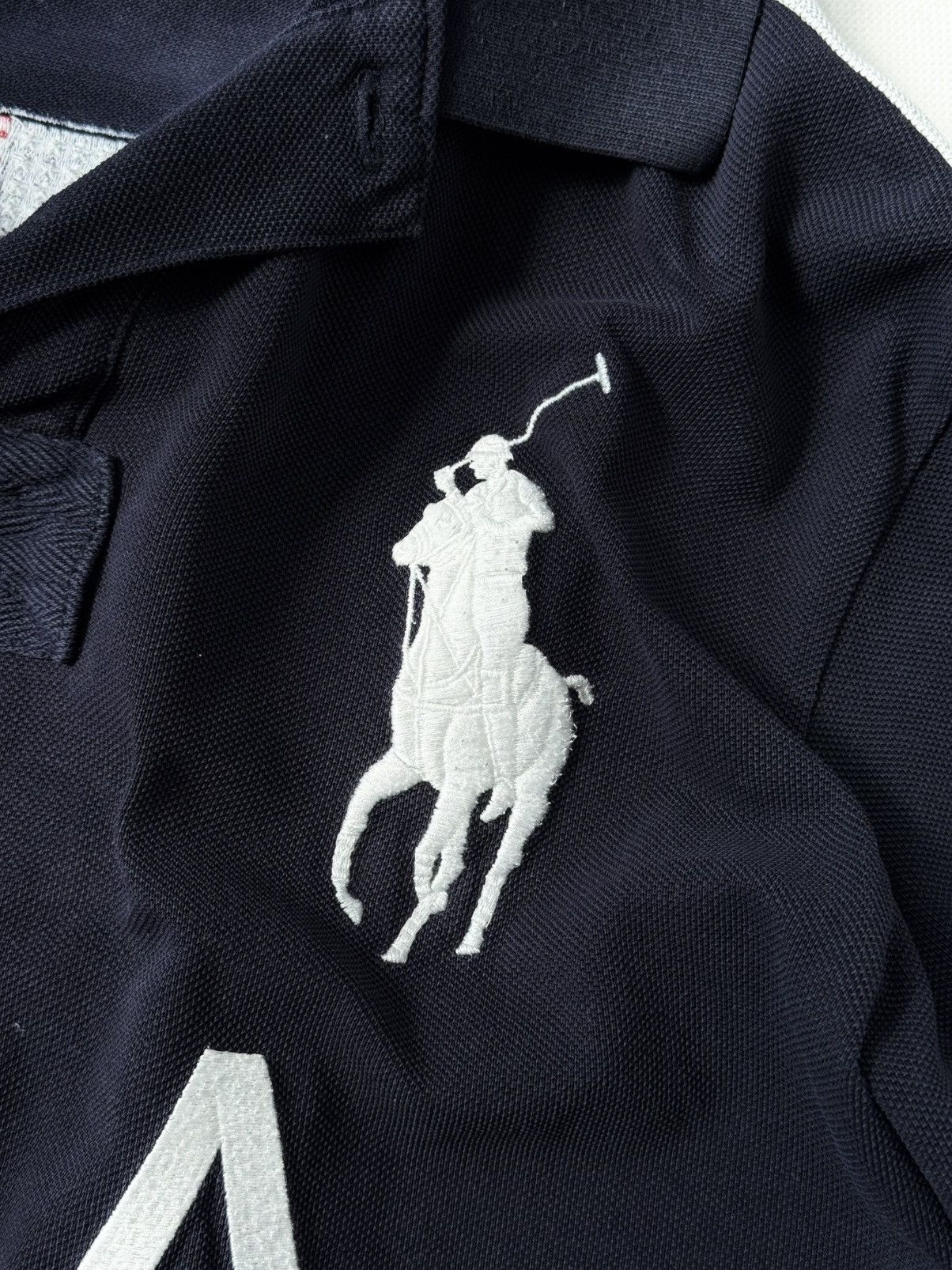 Polo Ralph Lauren Rare Ralph Lauren USA Polo T Shirt Tee Chief Keef New York Size US L / EU 52-54 / 3 - 5 Thumbnail