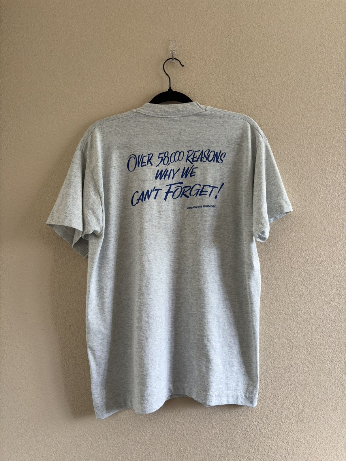 Vintage Vintage Grail Vietnam War Fears, Tears, Nightmares Art Tee Size US L / EU 52-54 / 3 - 4 Thumbnail
