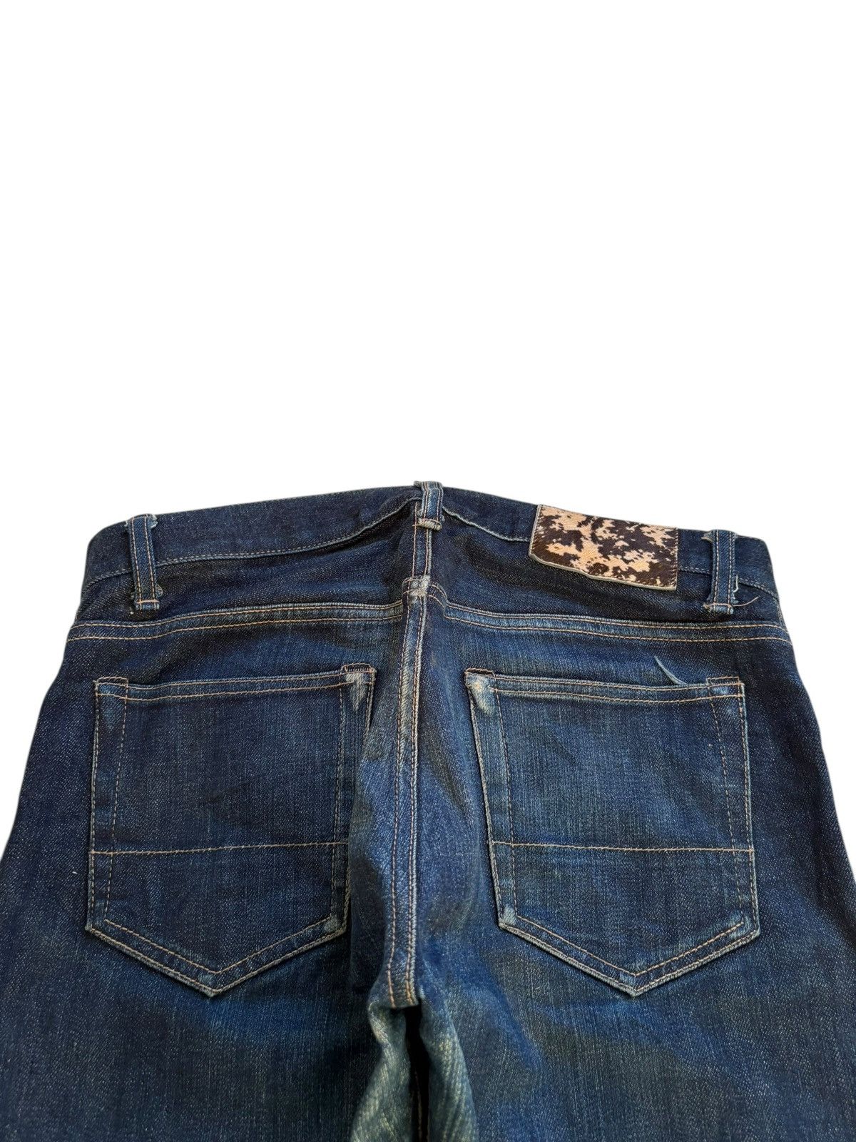 Shellac Vintage Shellac Selvedge Raw Denim Style Button Fly Jeans Size US 32 / EU 48 - 8 Thumbnail
