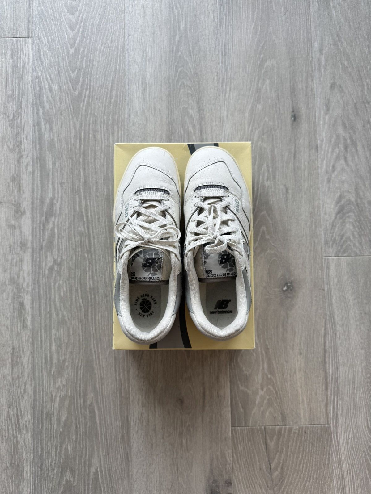 Aime Leon Dore × New Balance New Balance Aime Leon Dore White/Grey 550 Size US 10.5 / EU 43-44 - 3 Thumbnail