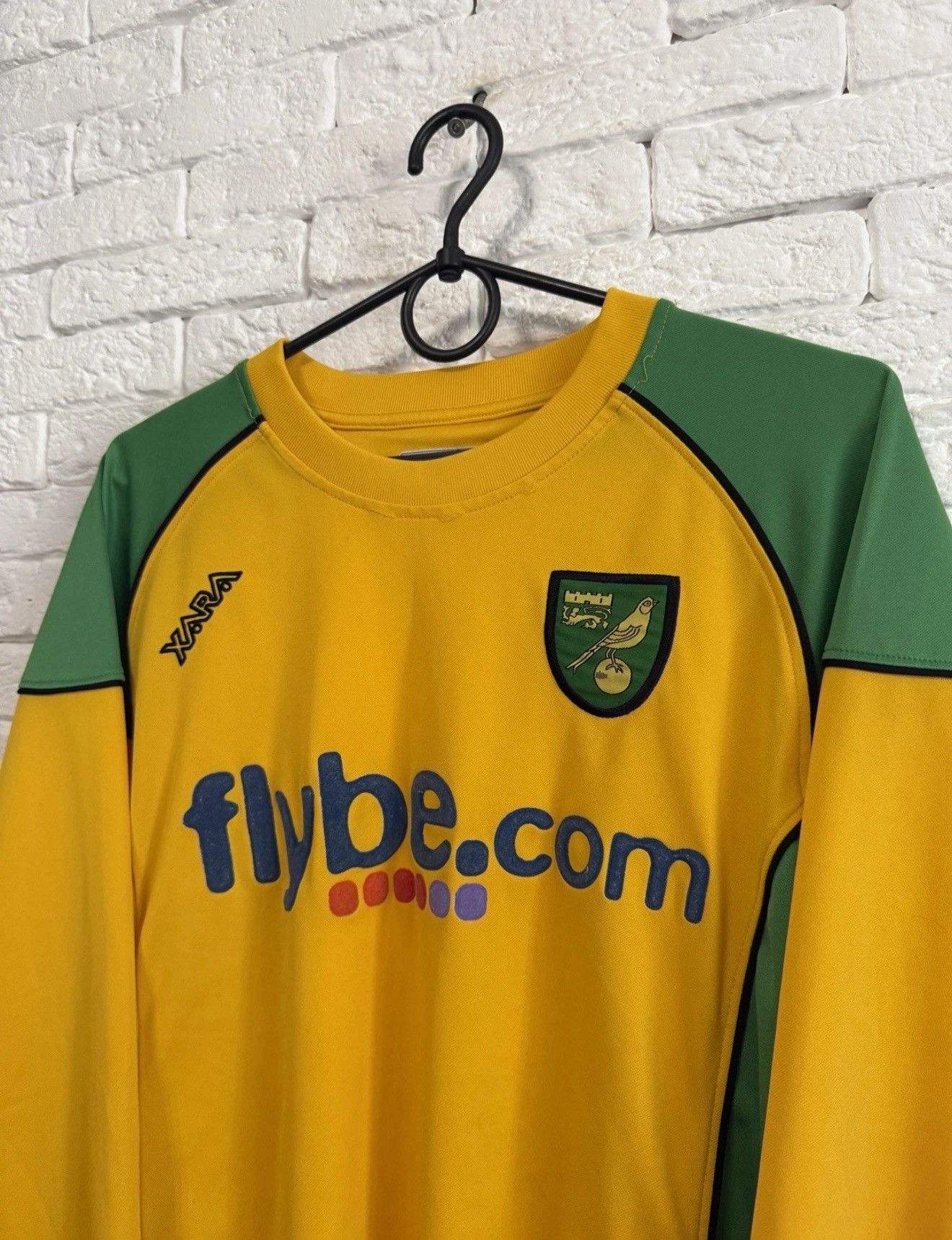 Other Rare Xara Norwich City Home Jersey Football Shirt 06/08 Sz L Size US L / EU 52-54 / 3 - 2 Thumbnail