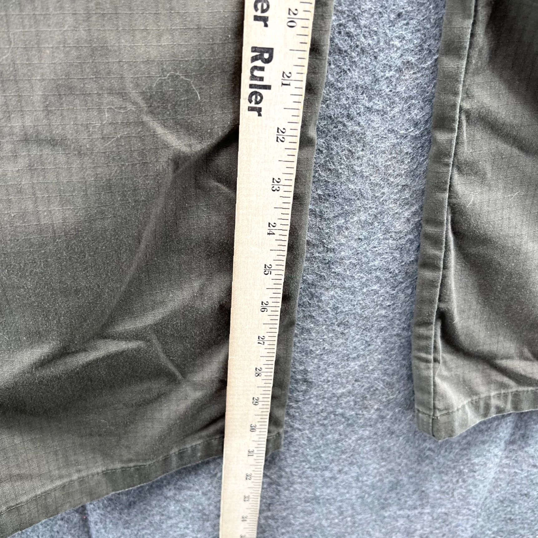 Vintage 5.11 Tactical Pants Mens 42x32 Khaki Cargo Ripstop Stryke Military Performance Cargo Pants Mens 42 Inseam 32 Green Cotton Canvas Button Pockets Size US 42 / EU 58 - 6 Thumbnail
