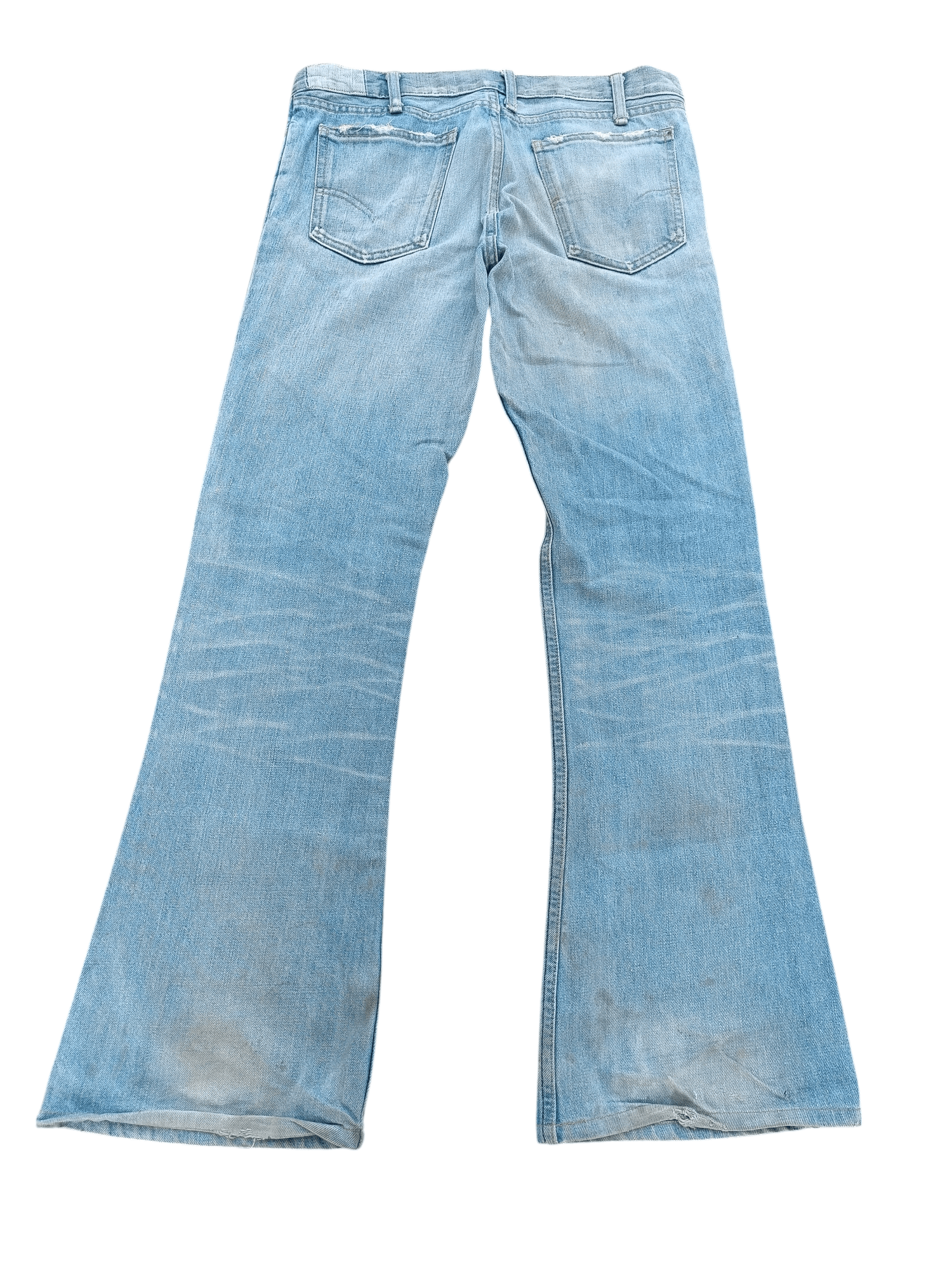 Levi's × Vintage VTG Levis Lot 70646 Flared Whiskers Faded Talon Zipper Jeans Size US 32 / EU 48 - 11 Thumbnail