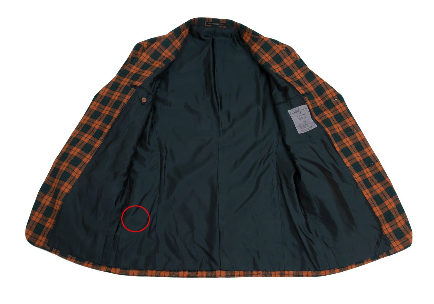 Yohji Yamamoto Yohji Yamamoto Wood Button Check Jacket Size US M / EU 48-50 / 2 - 10 Thumbnail