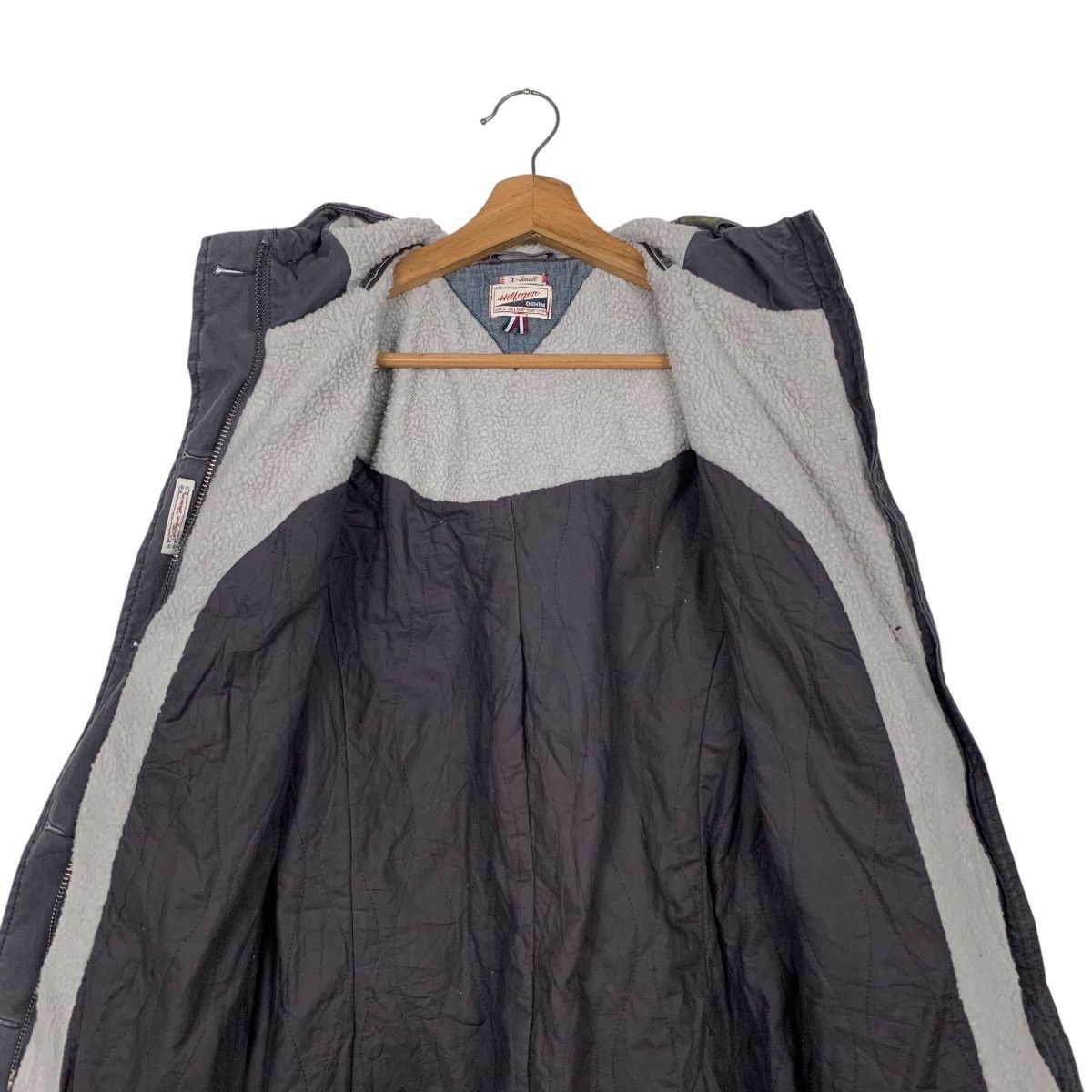 Tommy Hilfiger 90’s HILFIGER DENIM Hooded Long Coat Parka #2458-C110 Size US XS / EU 42 / 0 - 14 Thumbnail