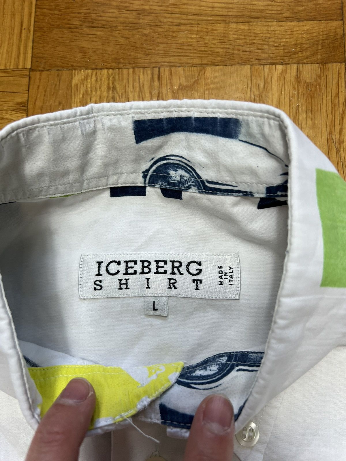 Iceberg Shirt Iceberg multi logo rare italy Size US L / EU 52-54 / 3 - 5 Thumbnail