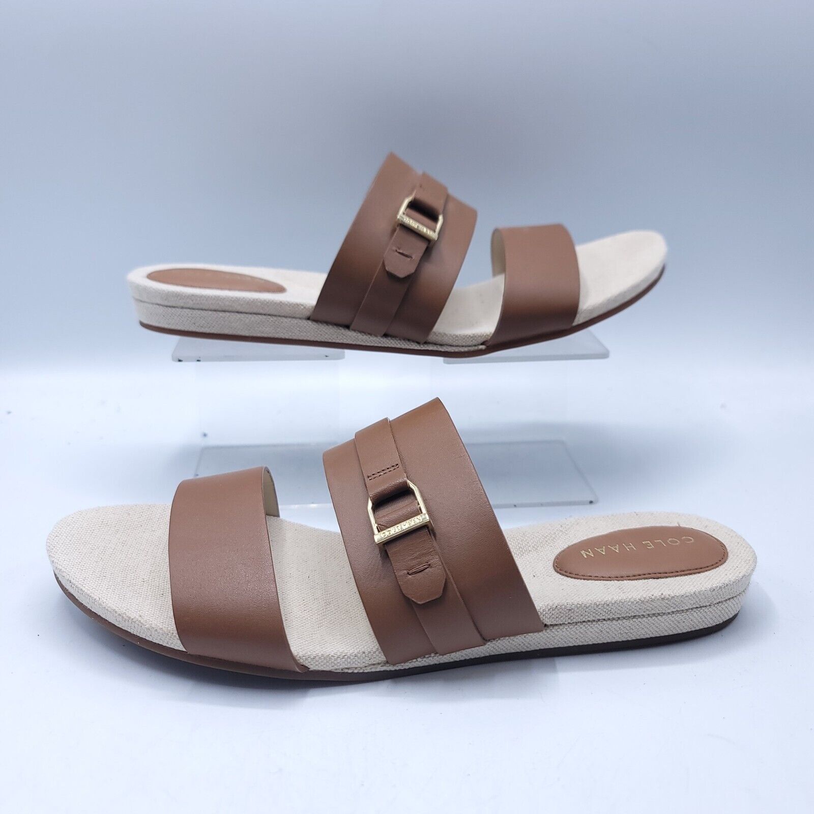 Cole Haan Cole Haan Francine Demi Brown Sandals Womens Size 8.5 W25348 Size US 8.5 / IT 38.5 - 4 Thumbnail