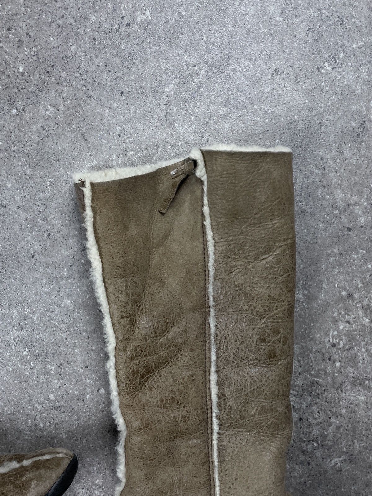 Prada Vintage 00s prada archive sheepskin snow boots y2k rare Size US 7 / IT 37 - 4 Thumbnail