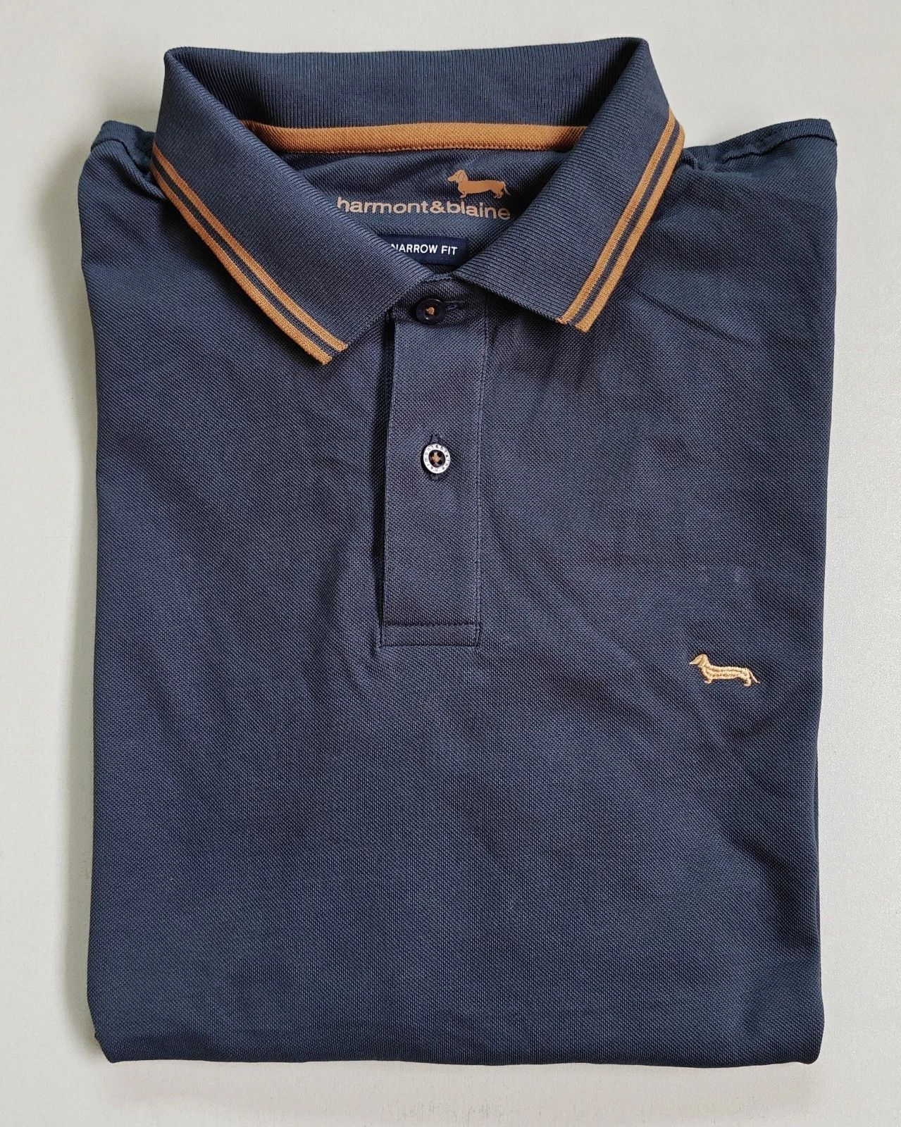 Harmont & Blaine Harmont & Blaine Longsleeves Polo Shirt ASM/2144 Size US XL / EU 56 / 4 - 1 Thumbnail