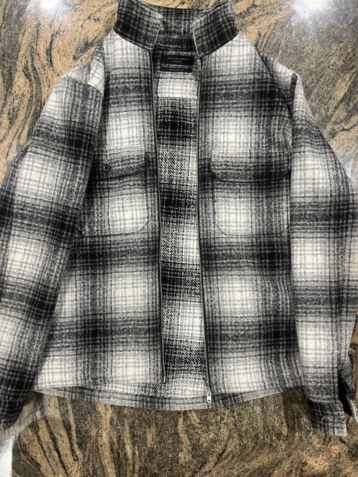 Allsaints ALLSAINTS PLAID JACKET (read desc) Size US M / EU 48-50 / 2 - 1 Thumbnail