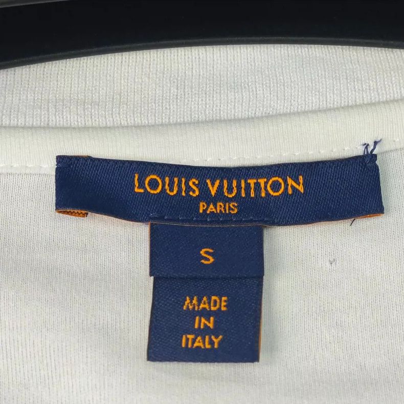 Louis Vuitton Louis Vuitton white solid chain logo short sleeves 2505-Ne Size US S / EU 44-46 / 1 - 6 Thumbnail