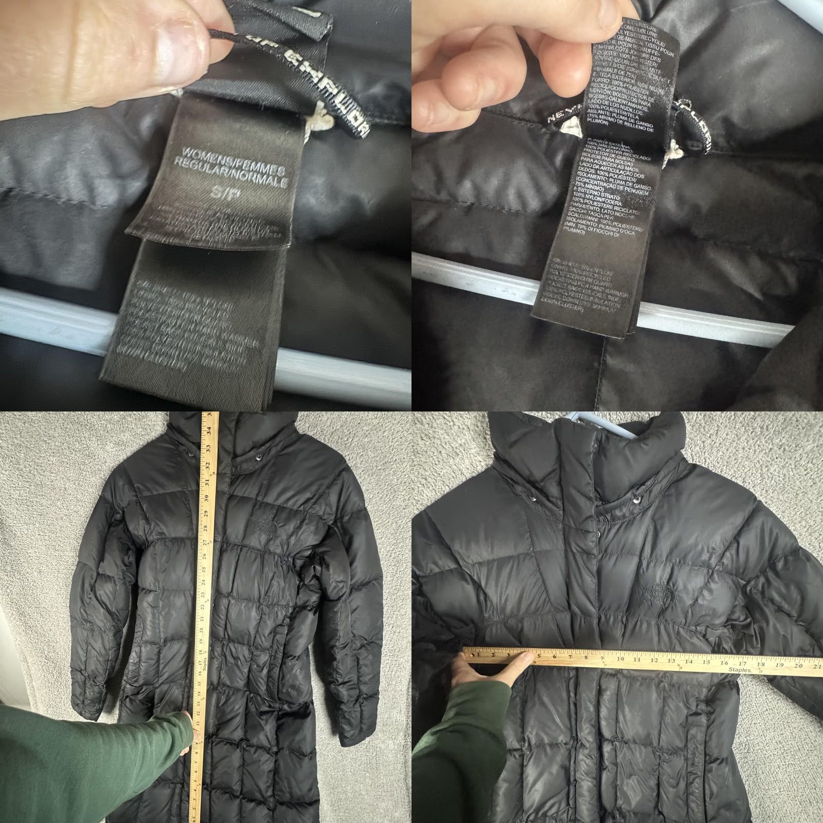 The North Face The North Face Coat Womens Small Black Long Down Puffer Hooded Zip Insulated Size S / US 4 / IT 40 - 8 Thumbnail
