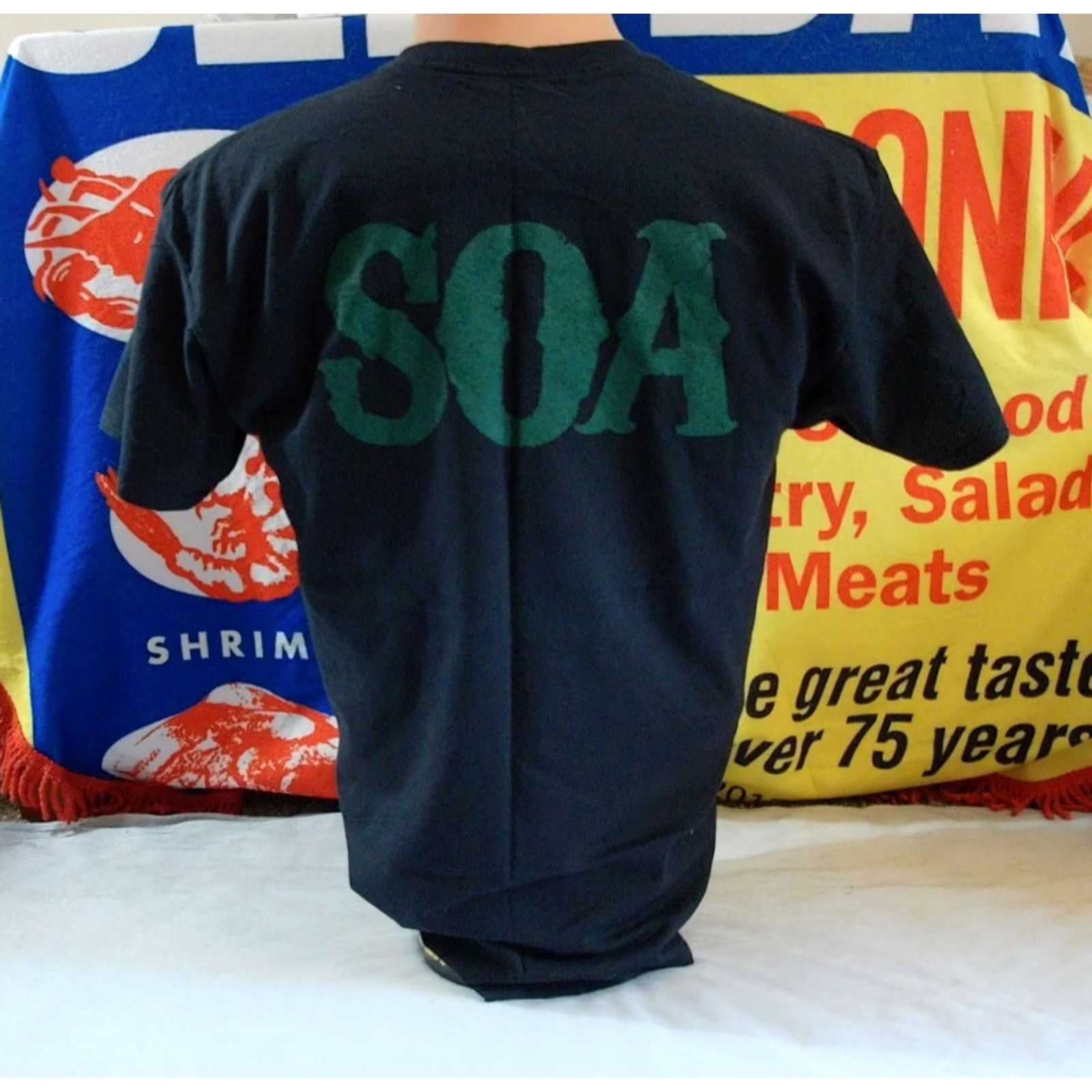 Vintage Sons of Anarchy Shirt Mens L Black IRELAND Men Reaper Crime Motorcycle SOA SAMCRO Size US L / EU 52-54 / 3 - 5 Thumbnail