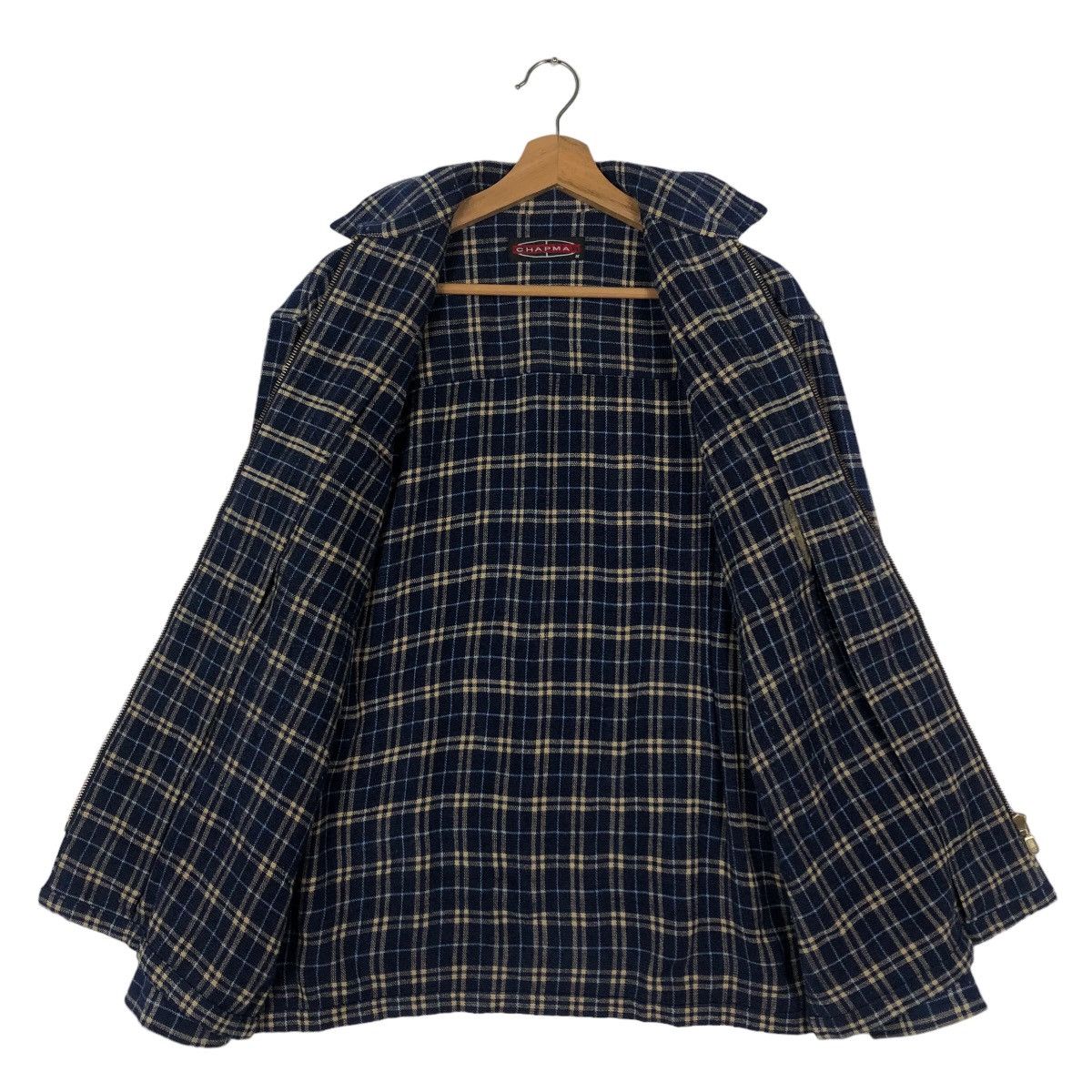 Japanese Brand 🔥90’s Vintage Flannel Jacket Checked Tartan Chapman Japan Size US M / EU 48-50 / 2 - 10 Thumbnail