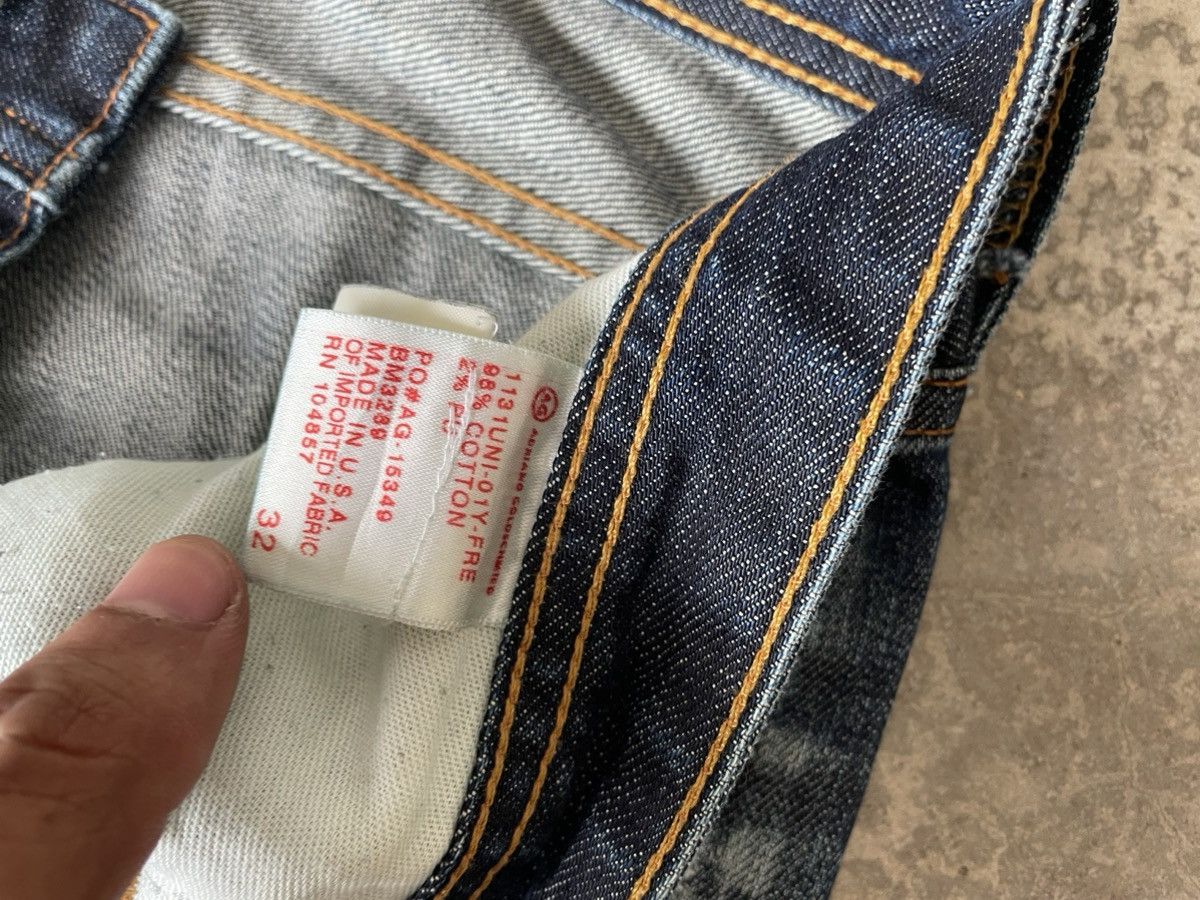 AG Adriano Goldschmied Ag Adriano Goldschmied Slim Straight Distressed Denim Size US 33 - 10 Thumbnail