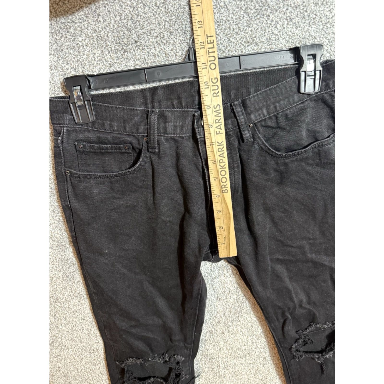 MNML Mnml Jeans Mens Size 31 Distressed Ripped Grunge Streetwear Edgy Y2K Inspired Size US 31 - 5 Thumbnail