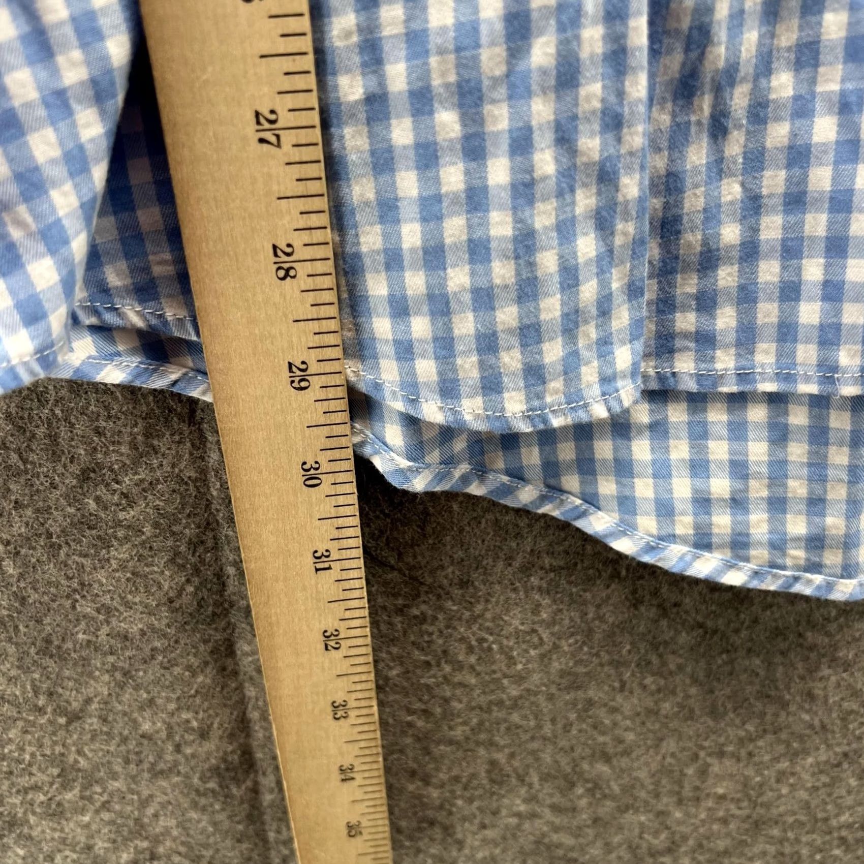 Footjoy FootJoy Shirt Men Large Blue White Check Button-Up 1857 Preppy Casual Golf Shirt Size US L / EU 52-54 / 3 - 7 Thumbnail