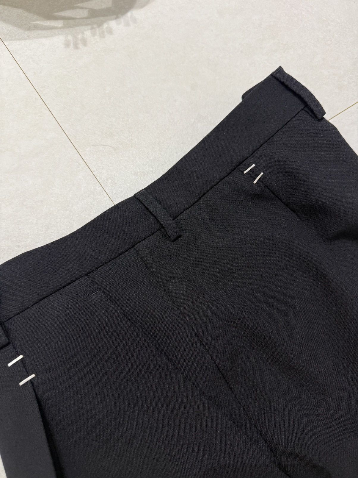 MM6 MM6 Stapled wool wide leg Trouser Size US 31 - 7 Thumbnail