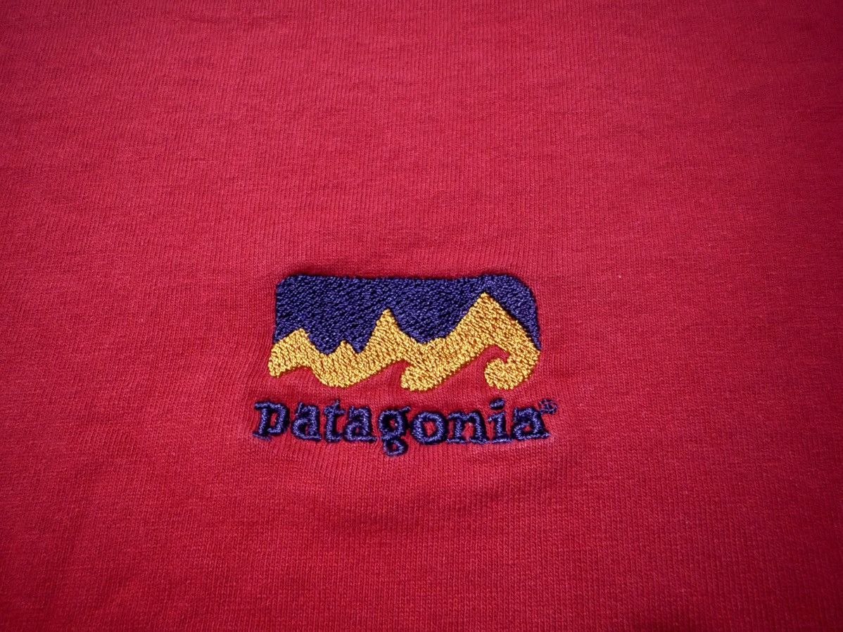 Patagonia × Vintage Vintage 90s 2000s Patagonia Center Logo Made in USA T Shirt Size US M / EU 48-50 / 2 - 4 Thumbnail