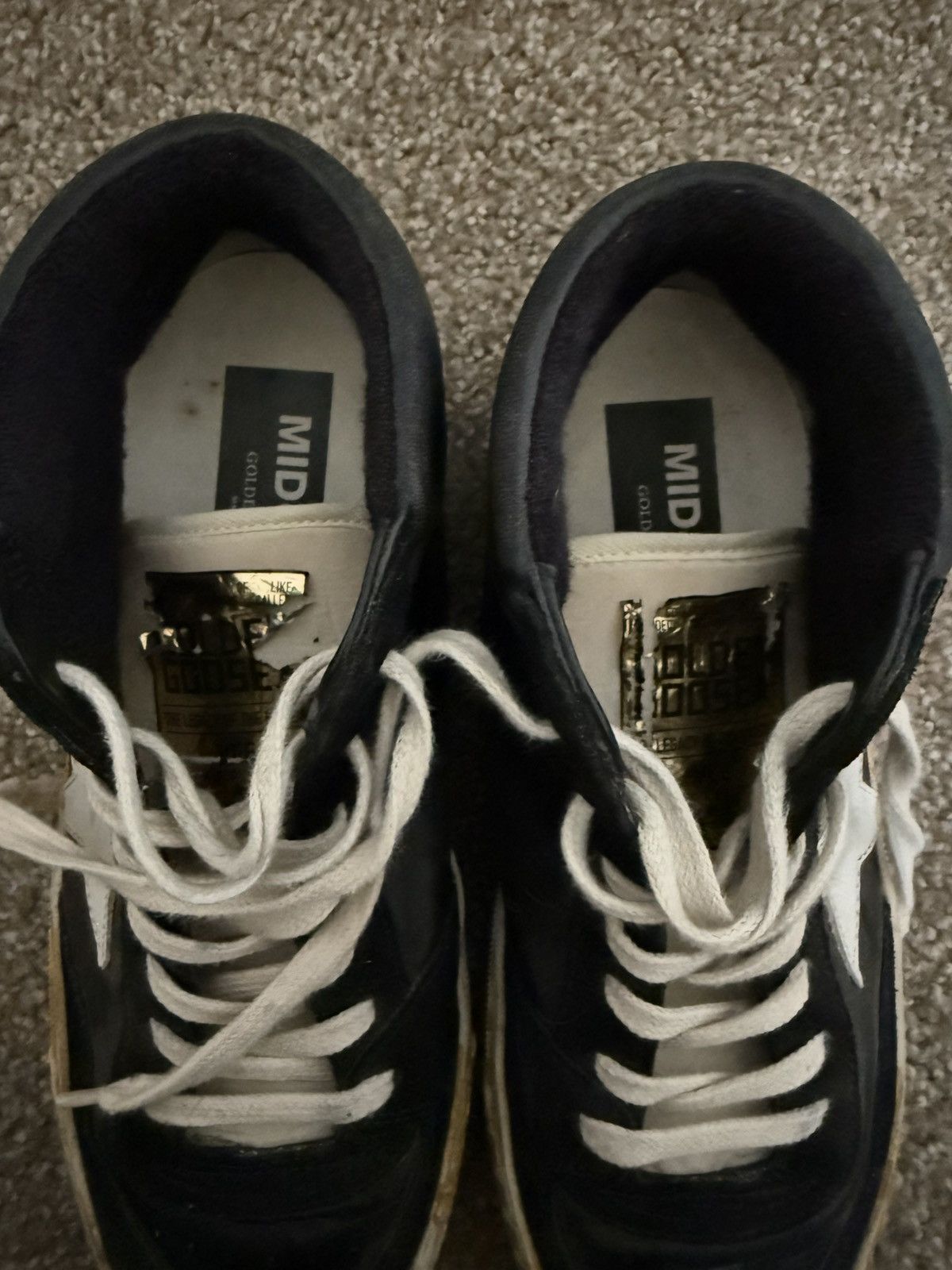 Golden Goose Mid Star in black nappa and suede Size US 7 / EU 40 - 8 Thumbnail