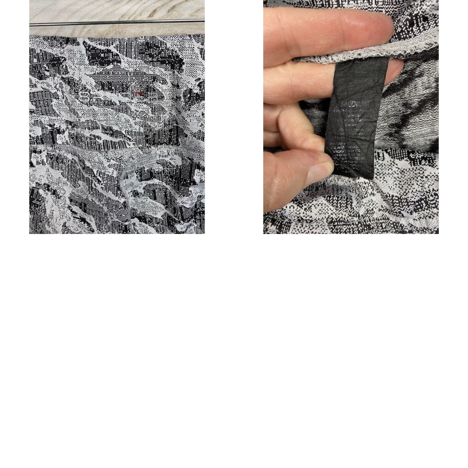 Spyder Spyder Leggings Womens M Black Digital Camo Abstract Athletic Yoga Run Capri 28in Inseam Pockets Stretch breathable Lightweight Size 32" / US 10 / IT 46 - 8 Thumbnail