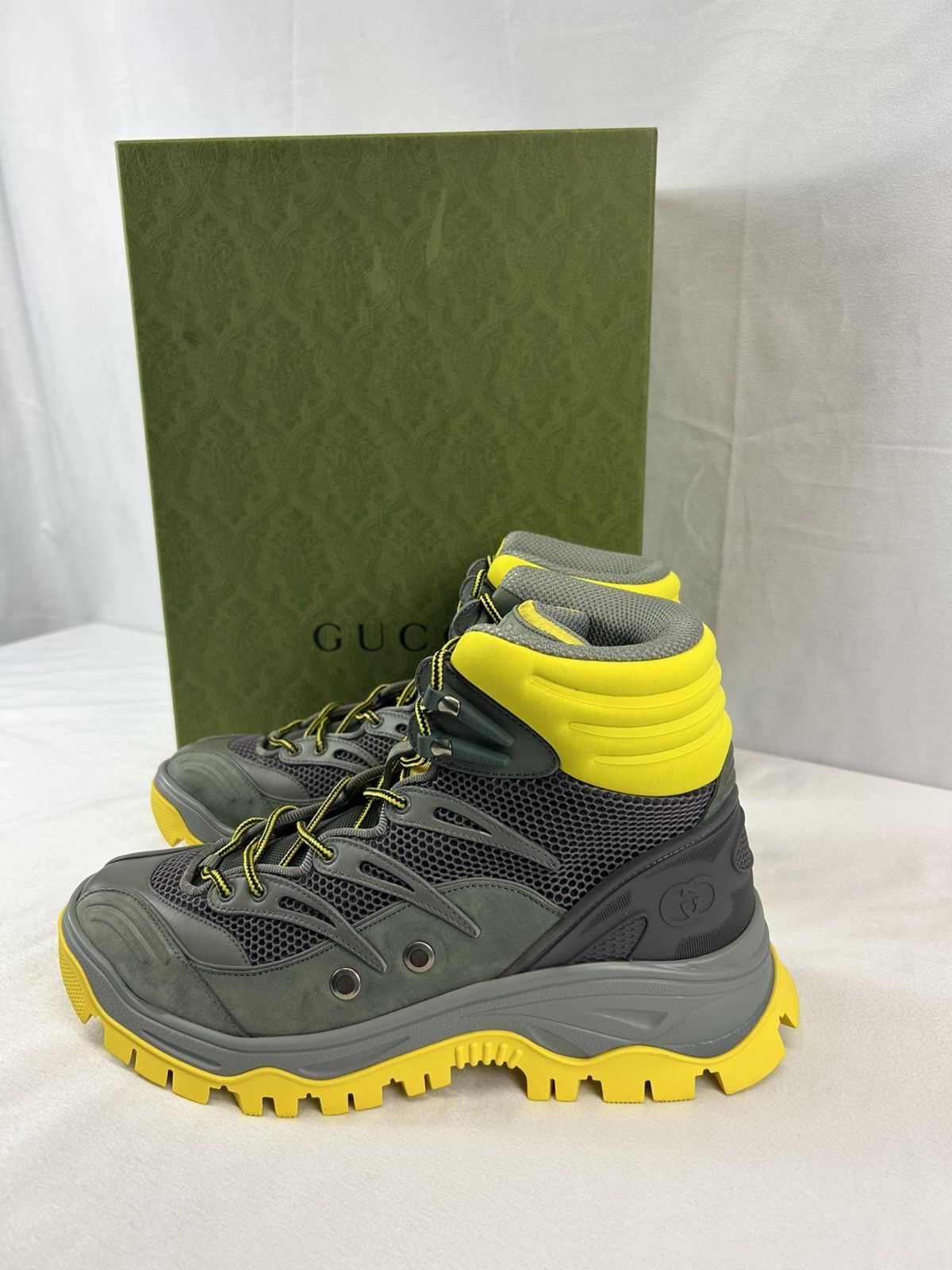 Gucci Gucci contrast-panel lace-up Size US 10 / EU 43 - 1 Thumbnail