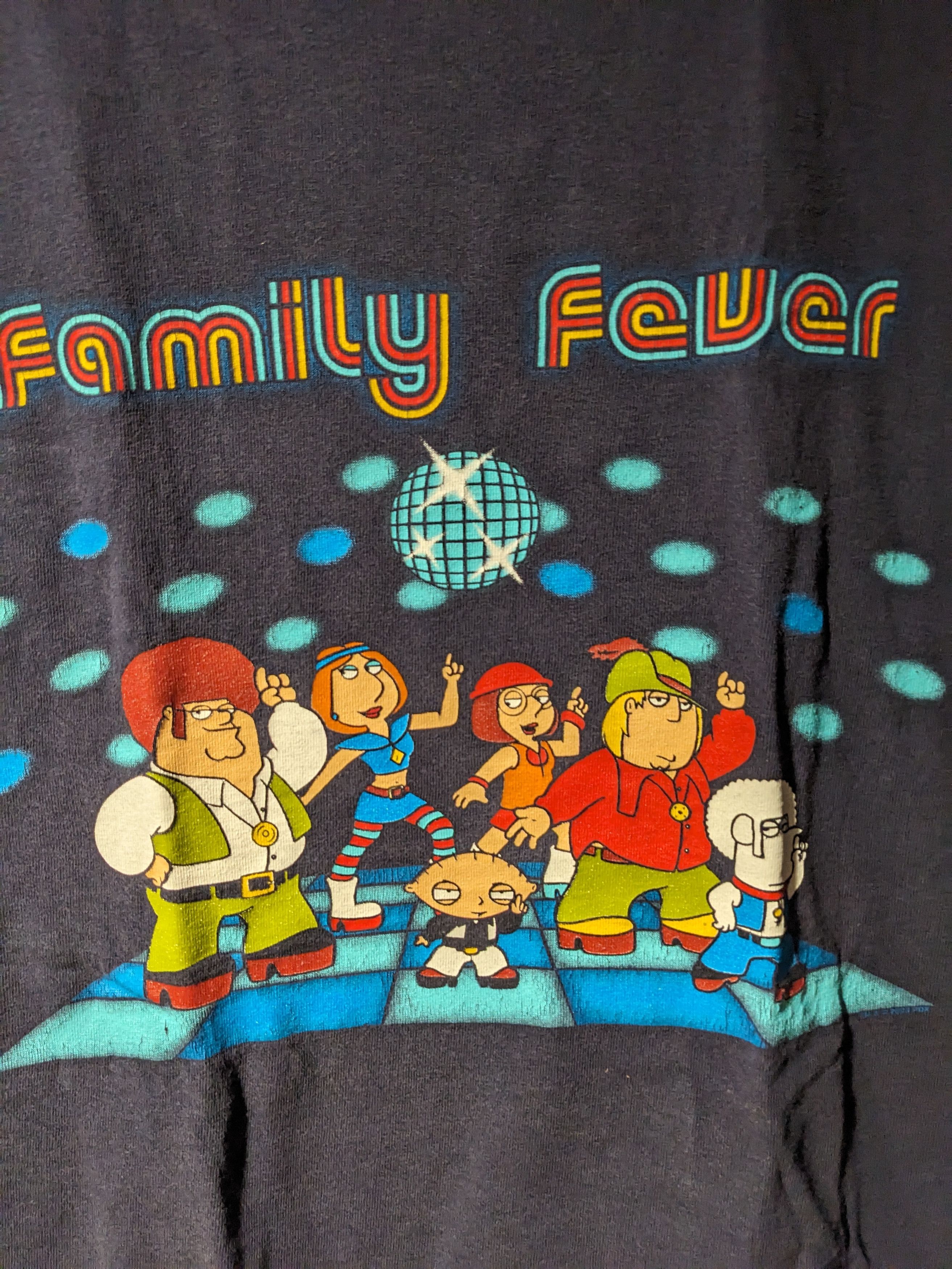 Cartoon Network × Vintage Vintage 2003 Family Guy Disco Dancing Cartoon Medium T-Shirt Size US M / EU 48-50 / 2 - 2 Thumbnail