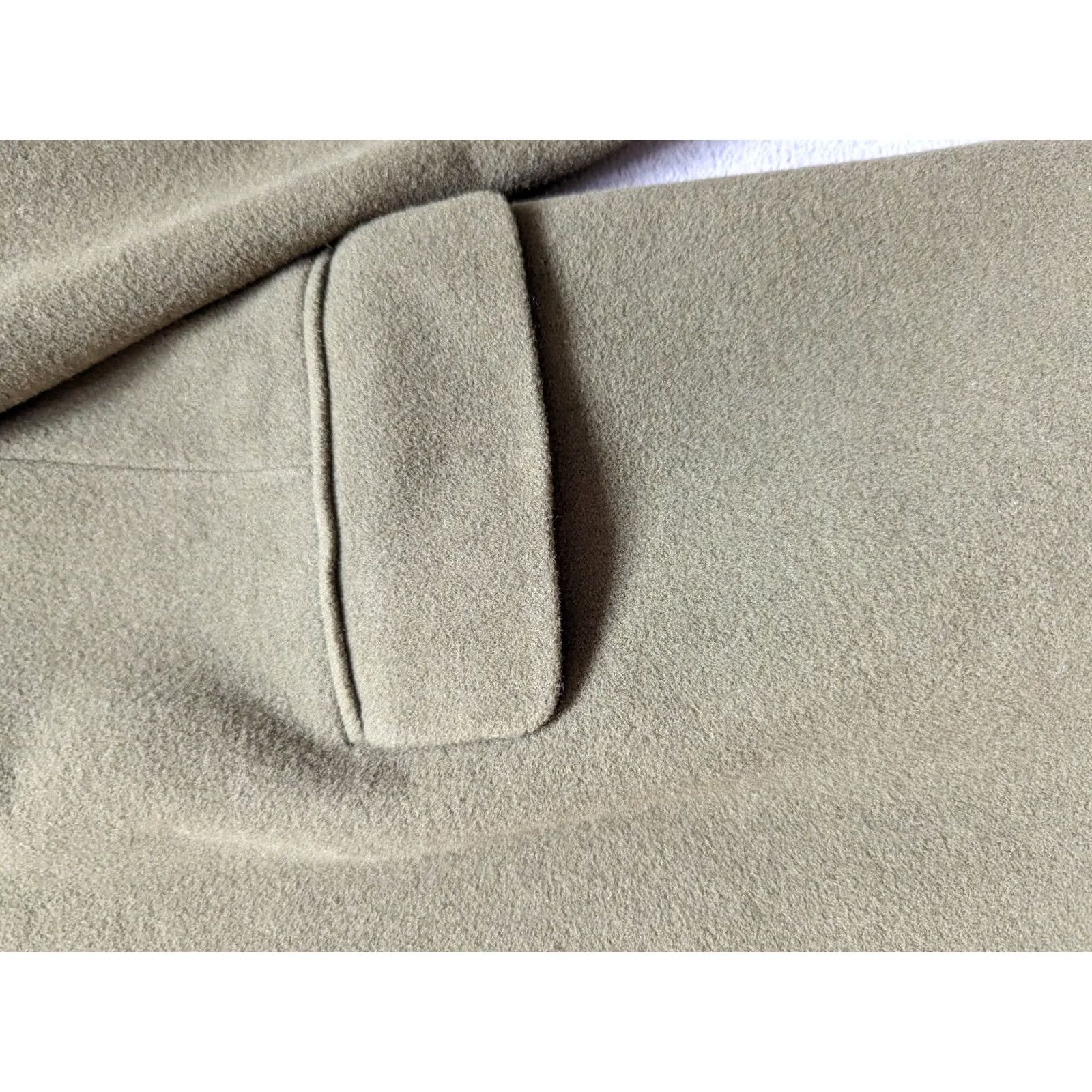 Laura Ashley VINTAGE Laura Ashley Coat Womens UK 18 Green Wool Size Size XXL / US 16-18 / IT 52-54 - 4 Thumbnail
