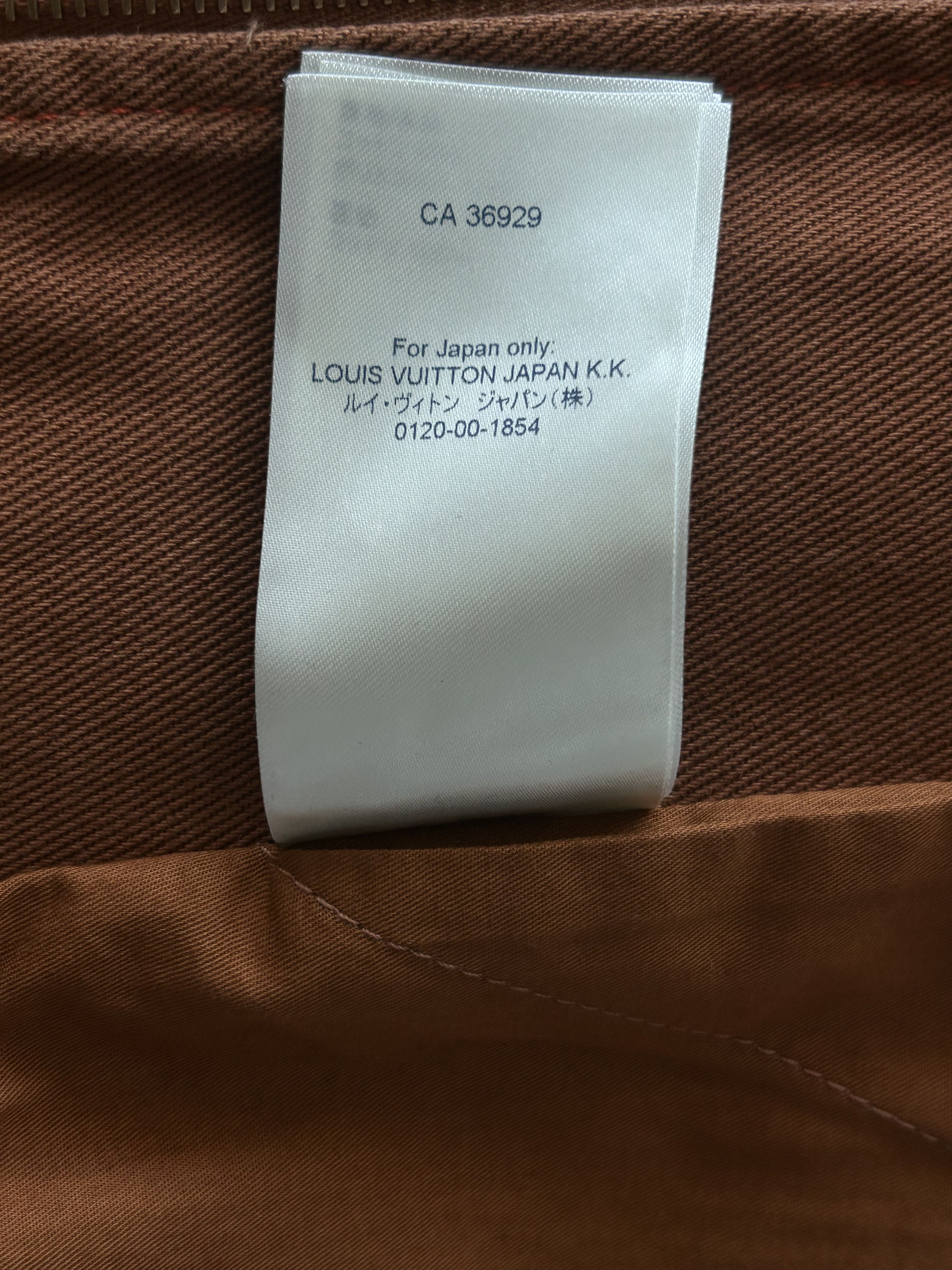 Louis Vuitton Brown & Orange Monogram Carpenter Hooded Jacket Size US M / EU 48-50 / 2 - 8 Thumbnail