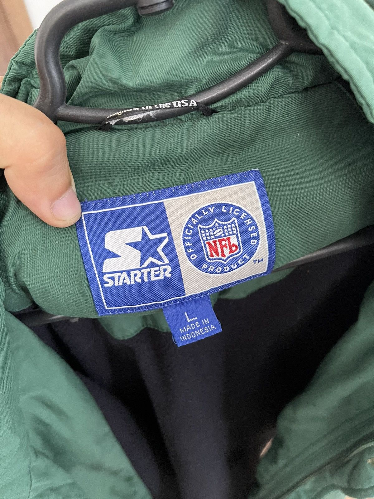NFL New York NY Jets Starter Vintage Jacket 90s NFL Size US L / EU 52-54 / 3 - 13 Thumbnail