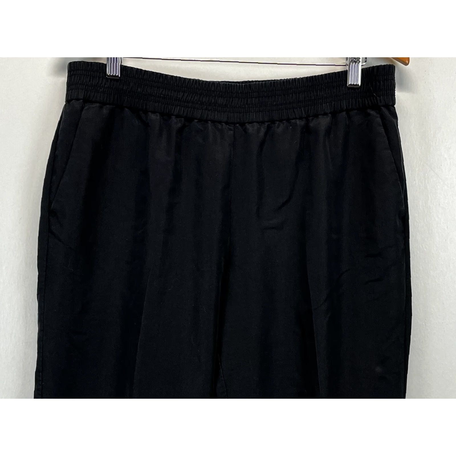 Vintage Chico's Tencel Blend Pants Women Regular Size 2 Black Casual Pull On Elastic Waist Pockets Size 26" / US 2 / IT 38 - 2 Thumbnail