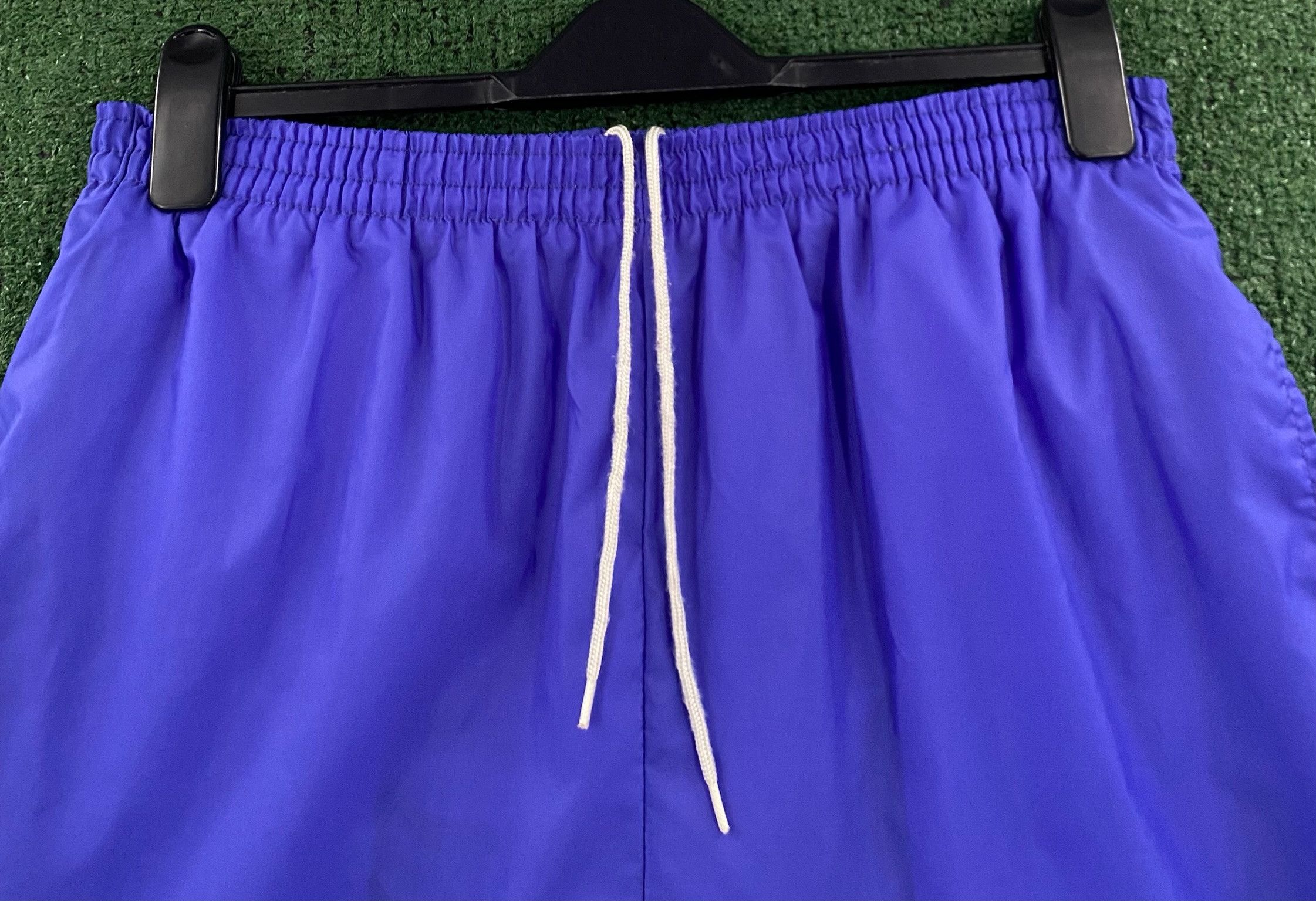 Reebok VTG 80's Reebok Purple Lined Long Windbreaker Shorts Large Size 36" / US 14 / IT 50 - 2 Thumbnail