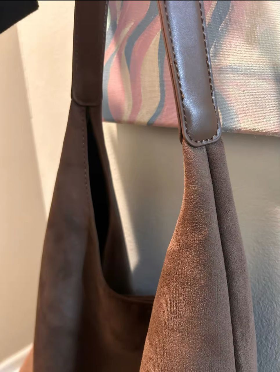 Japanese Brand PU Soft Leather Tote Bag Size ONE SIZE - 3 Thumbnail