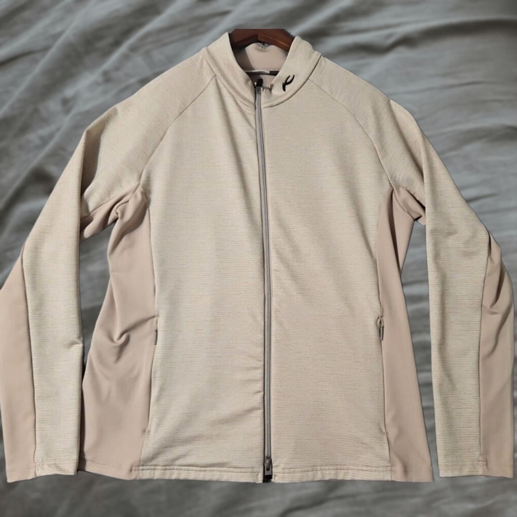 KJUS KJUS Emelia Jacket Women's Golf Beige Tan Full Zip 2XL 44 Size XXL / US 16-18 / IT 52-54 - 1 Thumbnail