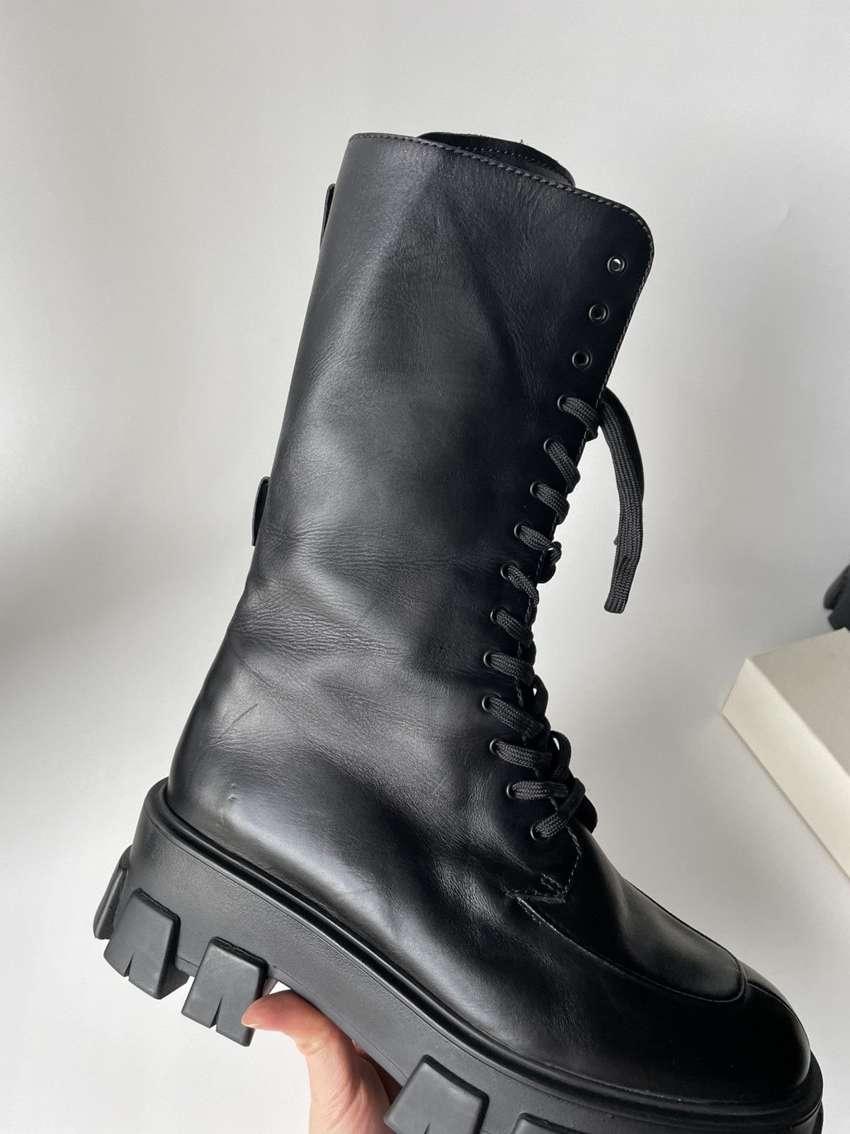 Prada Prada tall combat boots Size US 8 / EU 41 - 7 Thumbnail