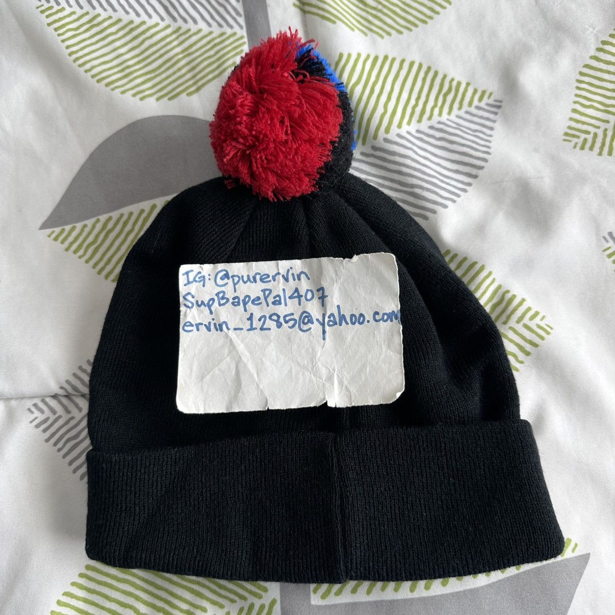 Palace Basically Pom Beanie Size ONE SIZE - 2 Thumbnail