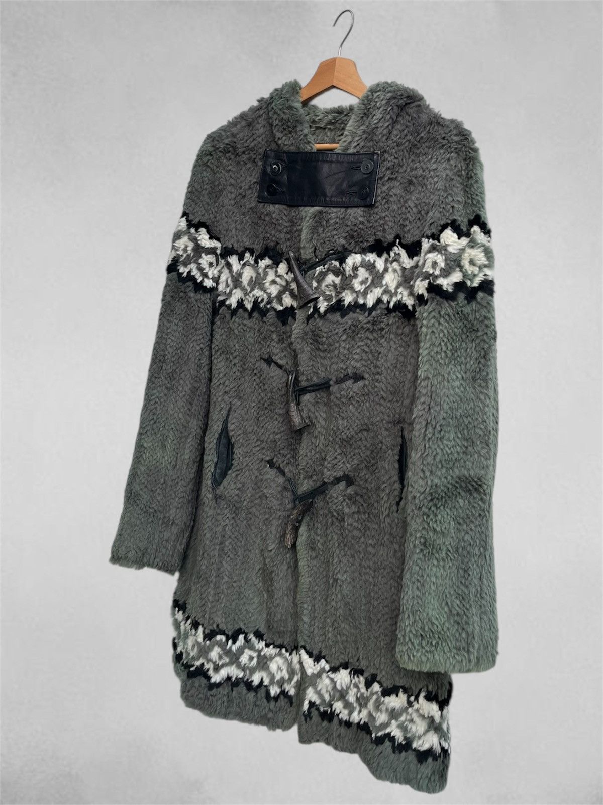 Isamu Katayama Backlash Isamu Katayama Backlash Rabbit Fur Leather Pockets Hoodie Size US M / EU 48-50 / 2 - 6 Thumbnail