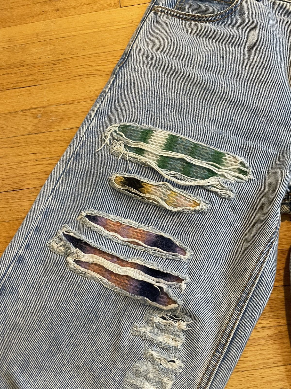 Marni Mohair Patched Jeans Size US 30 / EU 46 - 4 Thumbnail