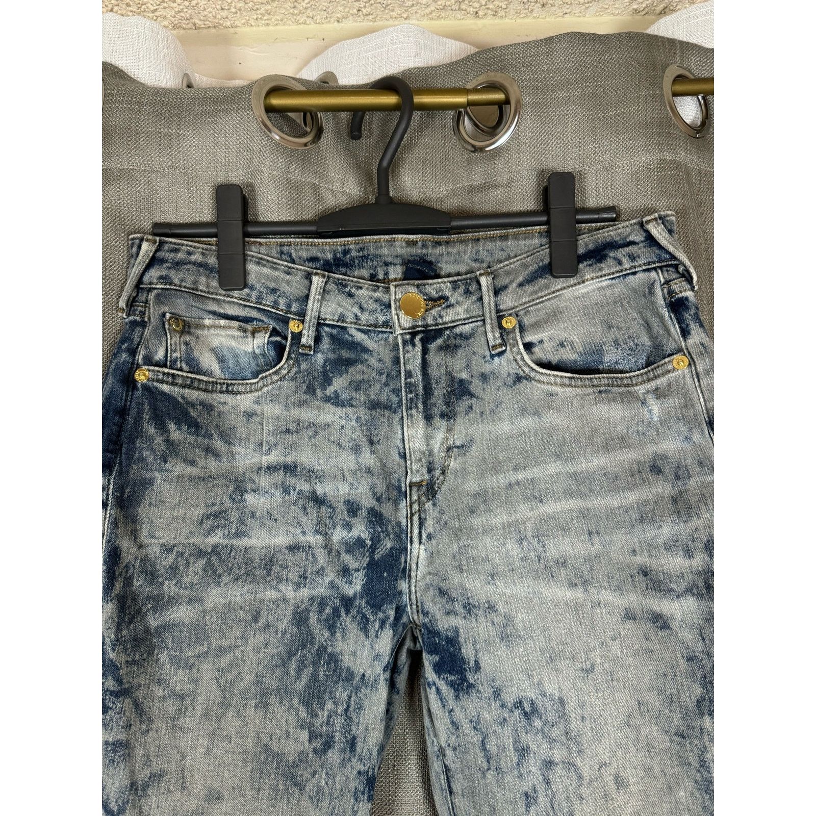 True Religion True Religion Jennie Curvy Skinny Jean Marble Moon Women 31" Size 31" - 3 Thumbnail