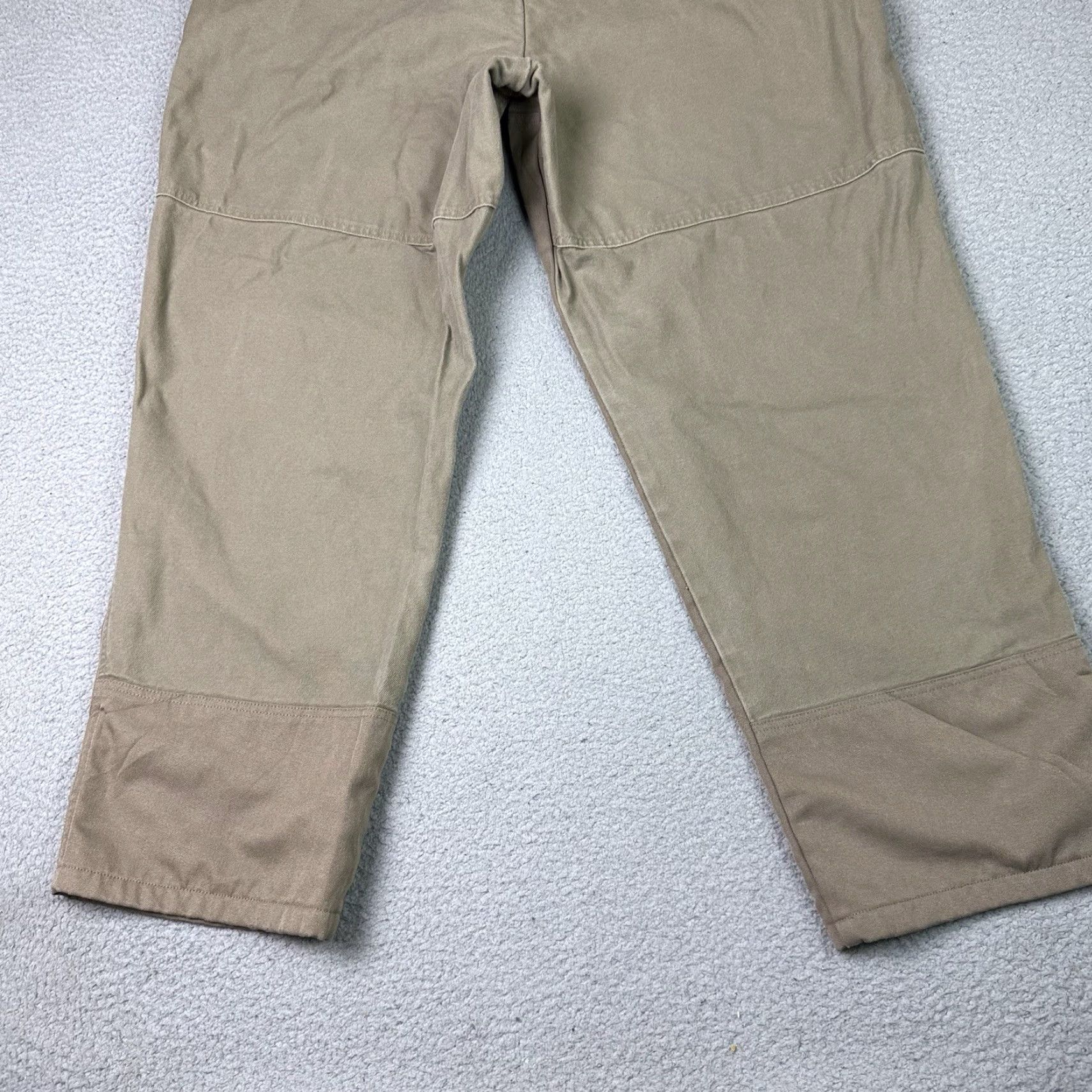 Doublet VINTAGE Columbia Brush Pants Mens 42x30 Beige Carpenter 5-Pocket Regular Straight USA 90s Size US 42 / EU 58 - 7 Thumbnail