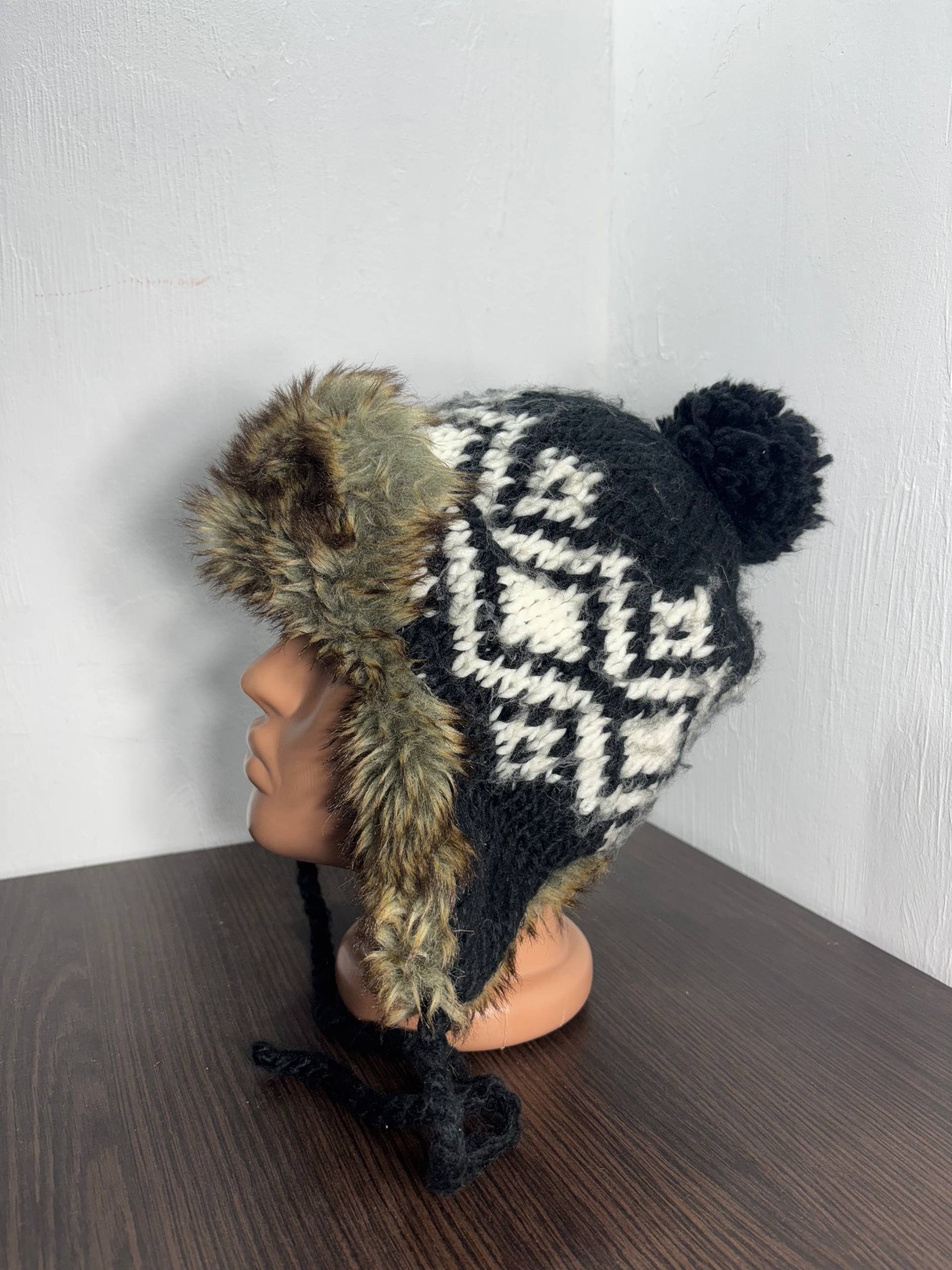 Hysteric Glamour Y2K Fur Fuzzy Opium Glamour Trapper Ushanka Hat Size ONE SIZE - 4 Thumbnail