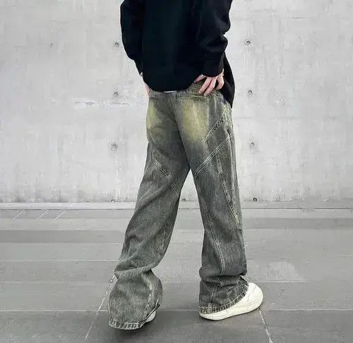 VIBE Multi Lining Acid Wash Jeans Size US 30 / EU 46 - 6 Thumbnail