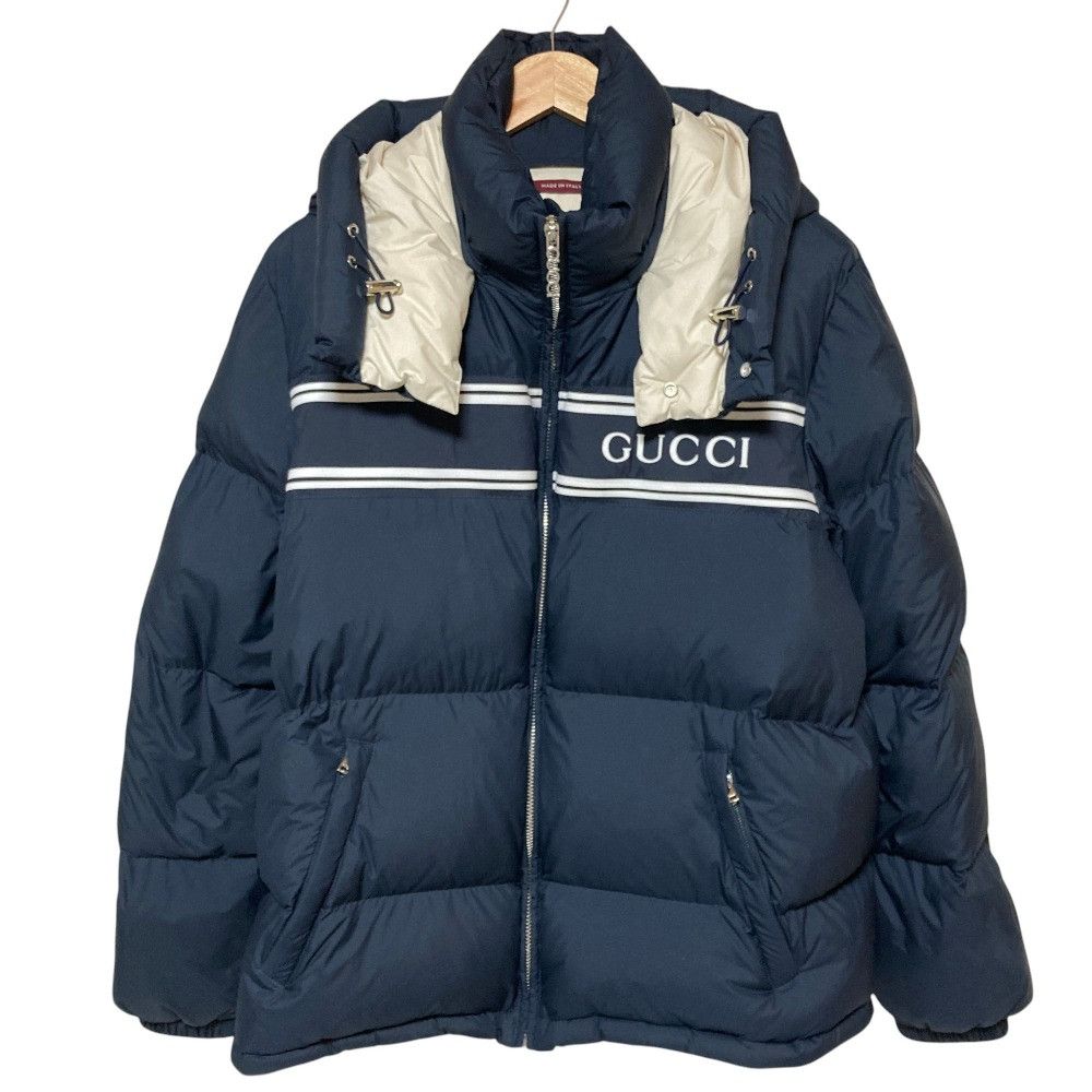 Gucci Gucci Gucci LOGO HOODED DOWN JACKETS Down Jacket Others Outerwear 794822 DUTY FREE for USA Size ONE SIZE - 1 Thumbnail