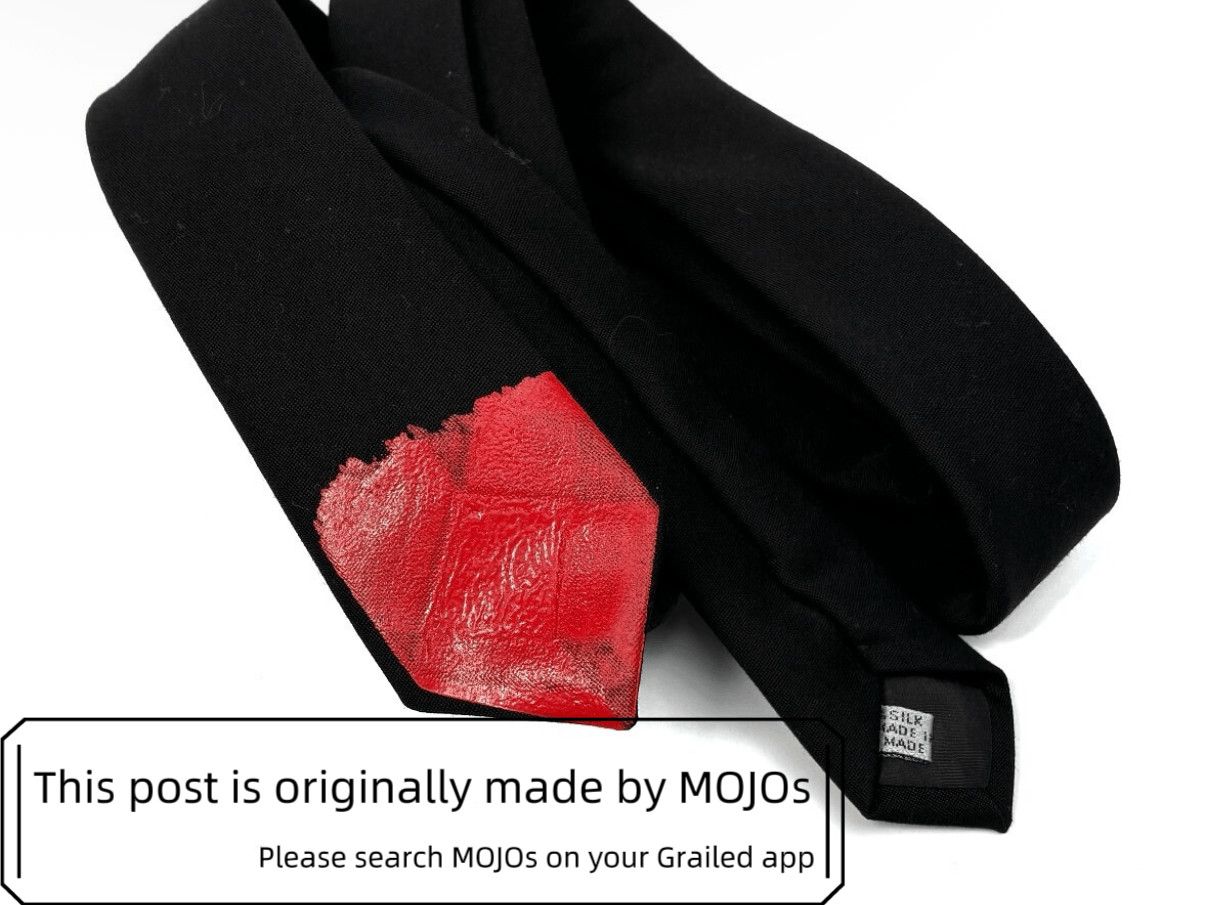 Dior Dior Homme 02SS Red Paint Tie mojos2204 Size ONE SIZE - 5 Thumbnail