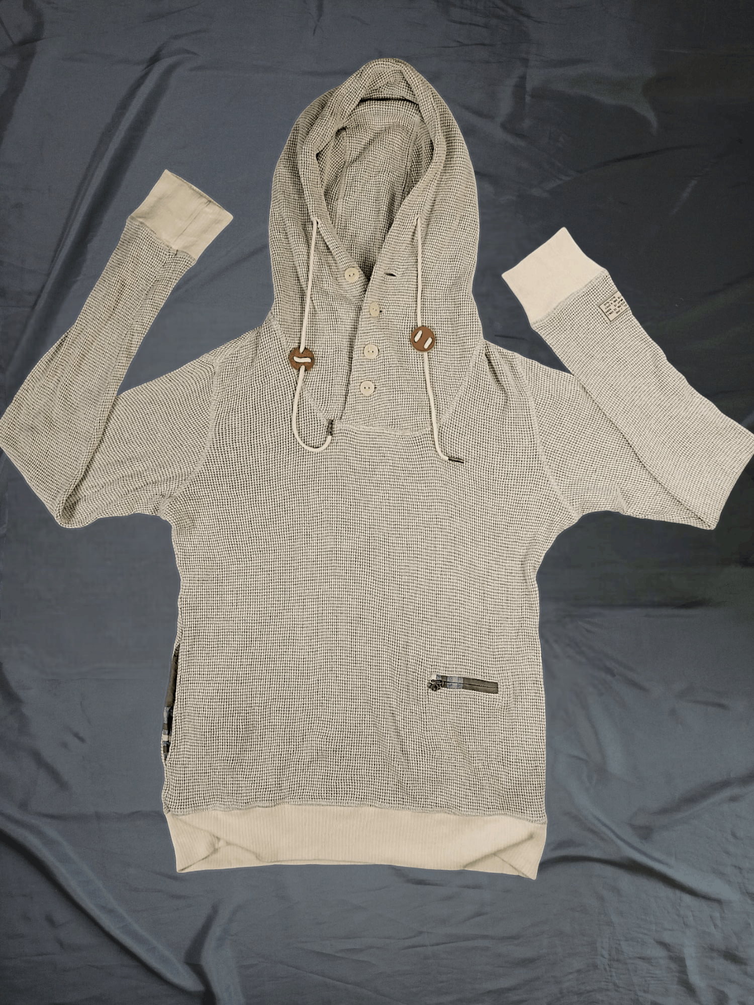 Diesel DIESEL-CO. Hoodie Slim Fit Waffle Knit Sweatshirt Jumper Size US L / EU 52-54 / 3 - 10 Thumbnail
