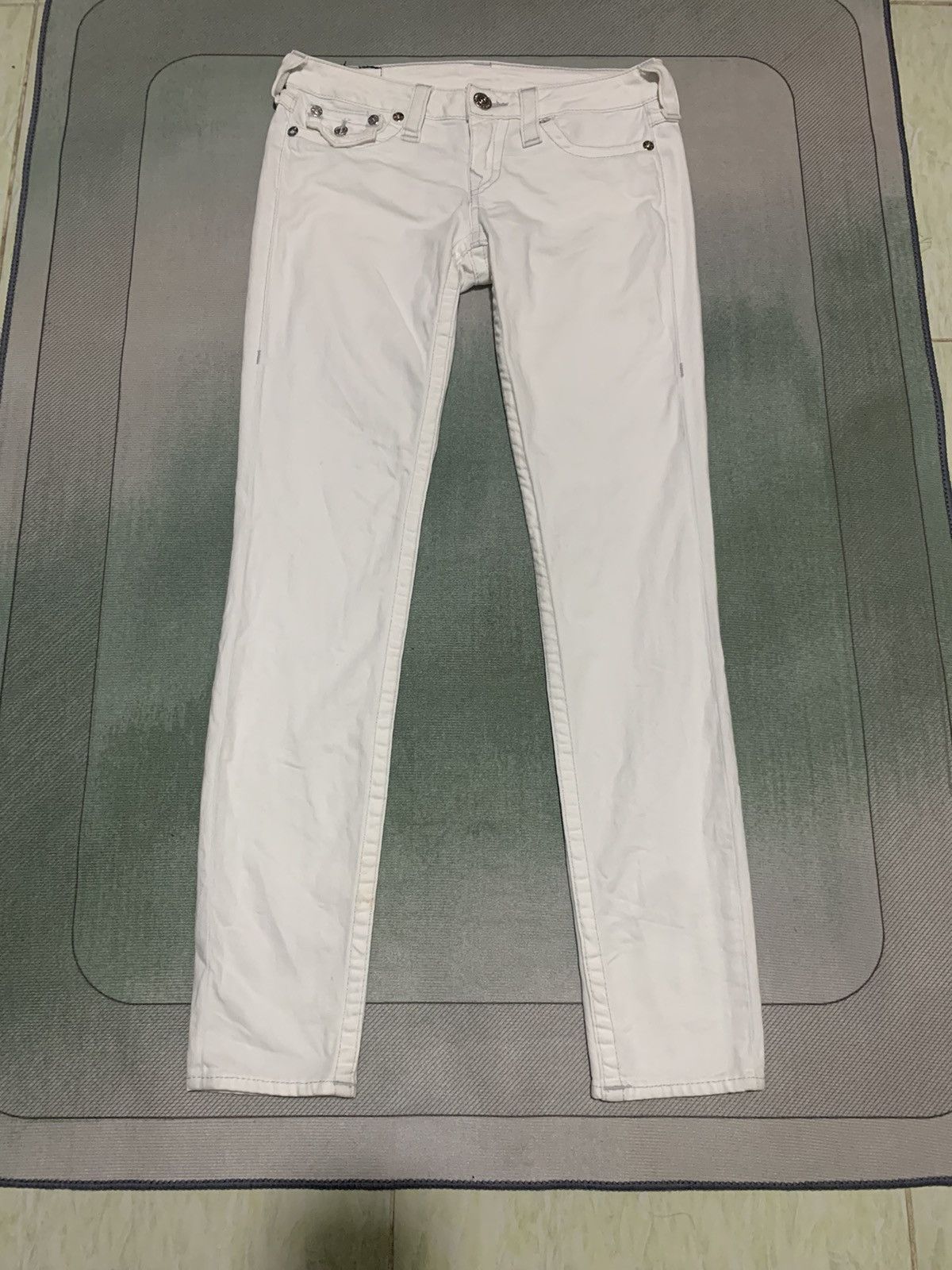 True Religion True Religion Basic Skinny W Flaps Jeans Size 28" / US 6 / IT 42 - 1 Thumbnail