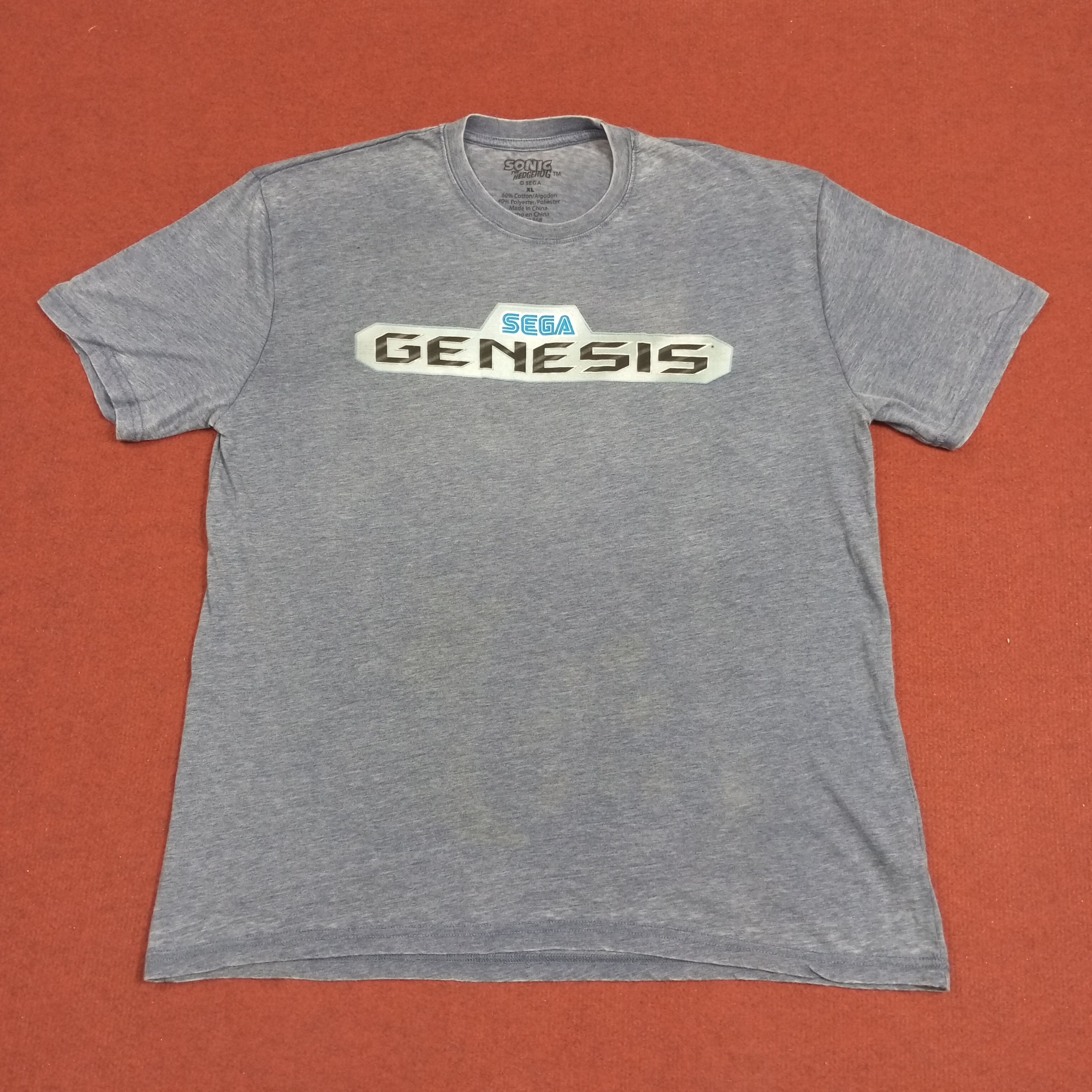 Playstation × Vintage Sonic Sega Genesis Games Promo Style Tshirt Size US L / EU 52-54 / 3 - 1 Thumbnail