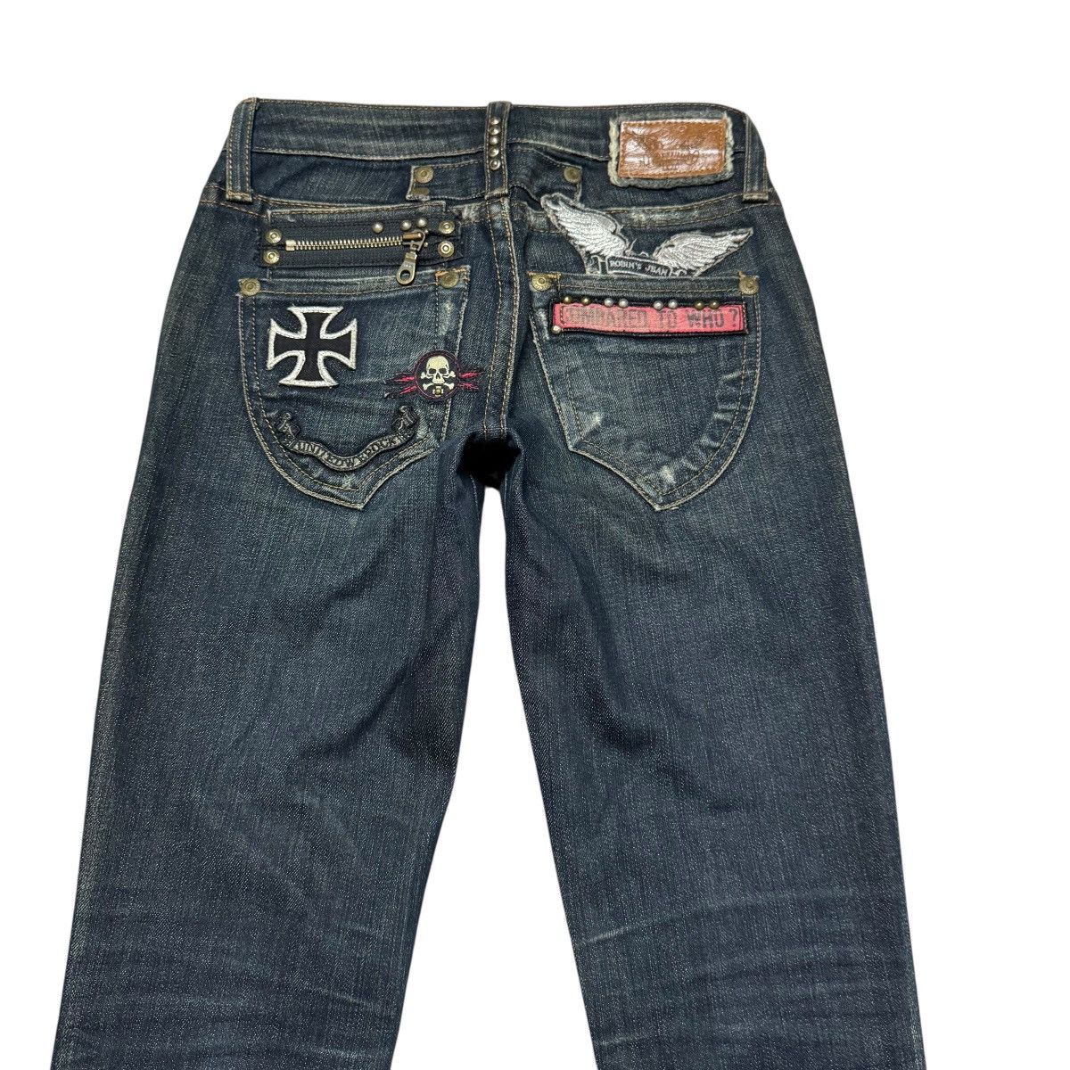 Robins Jeans Robin's Jeans Rock N Roll Denim Jeans Size 25" / US 0 / IT 36 - 11 Thumbnail