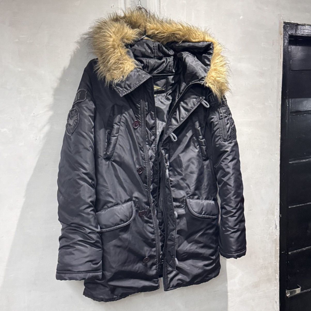 20471120 Hyoma 20471120 Fur Parka Jacket Size US M / EU 48-50 / 2 - 2 Thumbnail